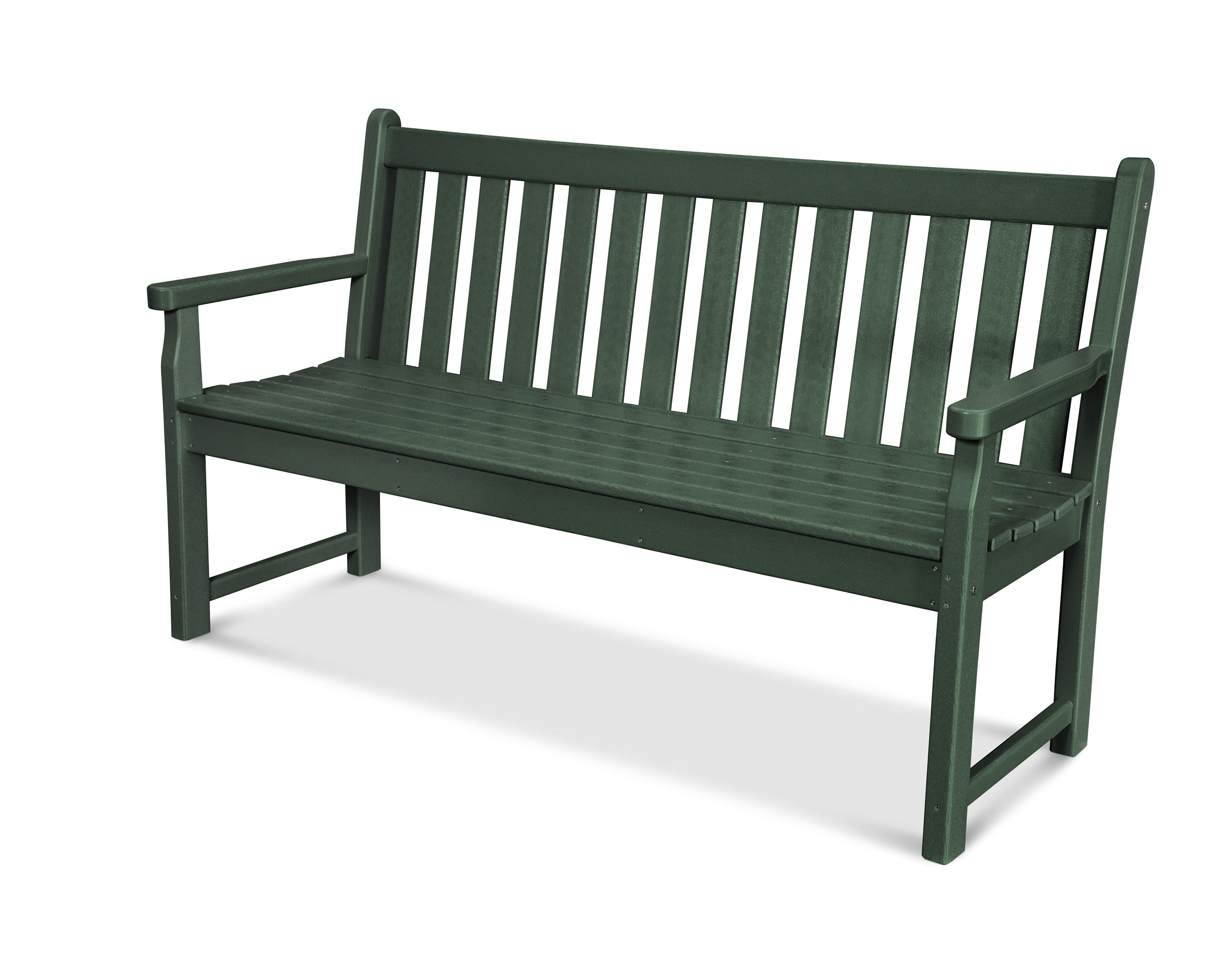 Traditional Garden 60" Bench in Green