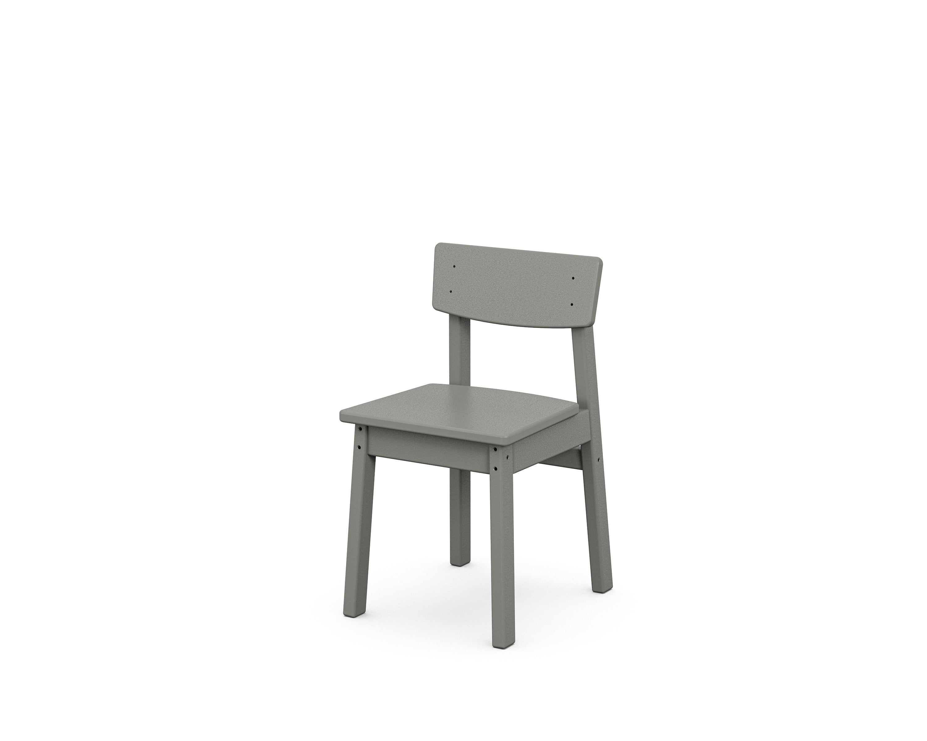Kids Modern Studio Dining Chair in Slate Grey