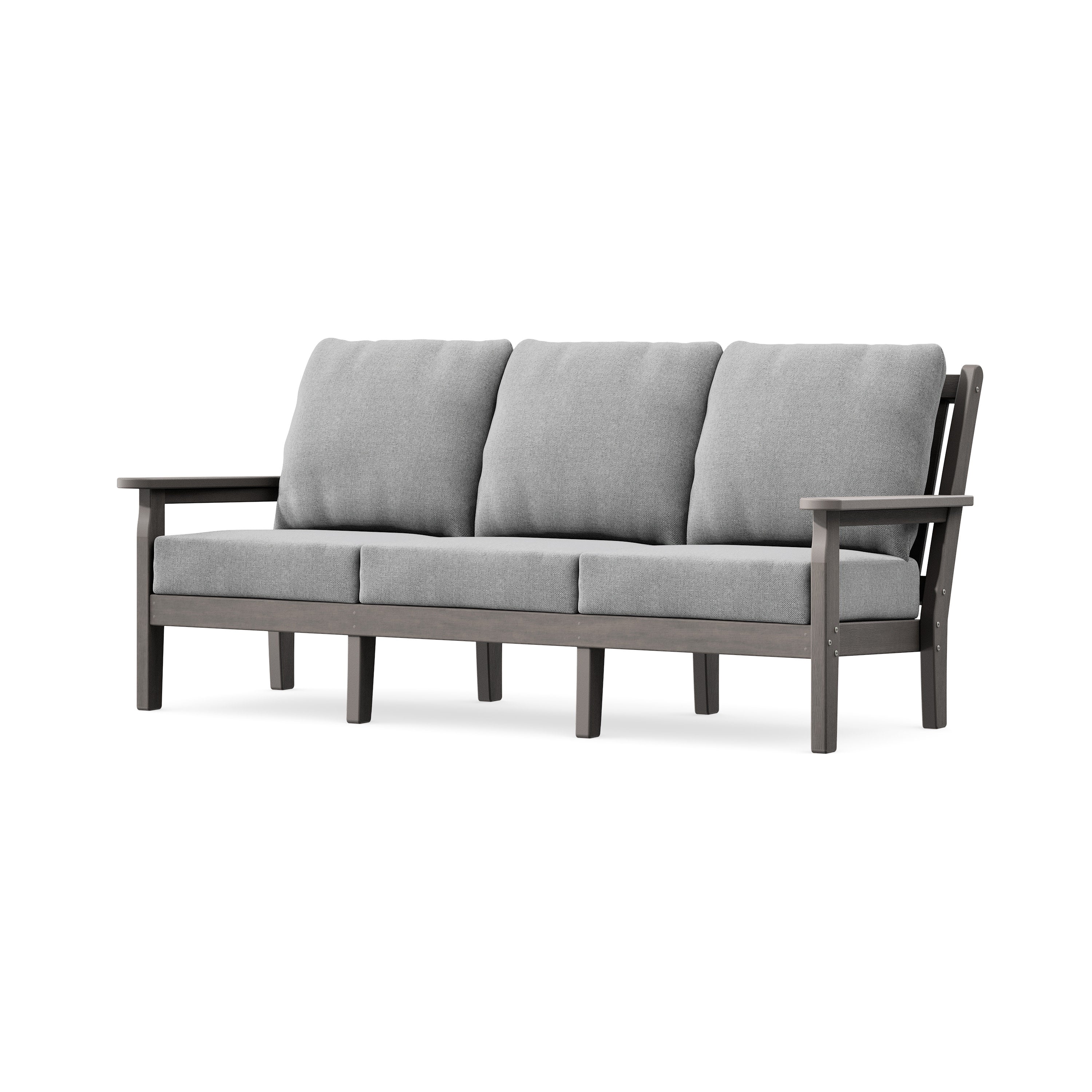 Chippendale Deep Seating Sofa in Driftwood / Grey Mist