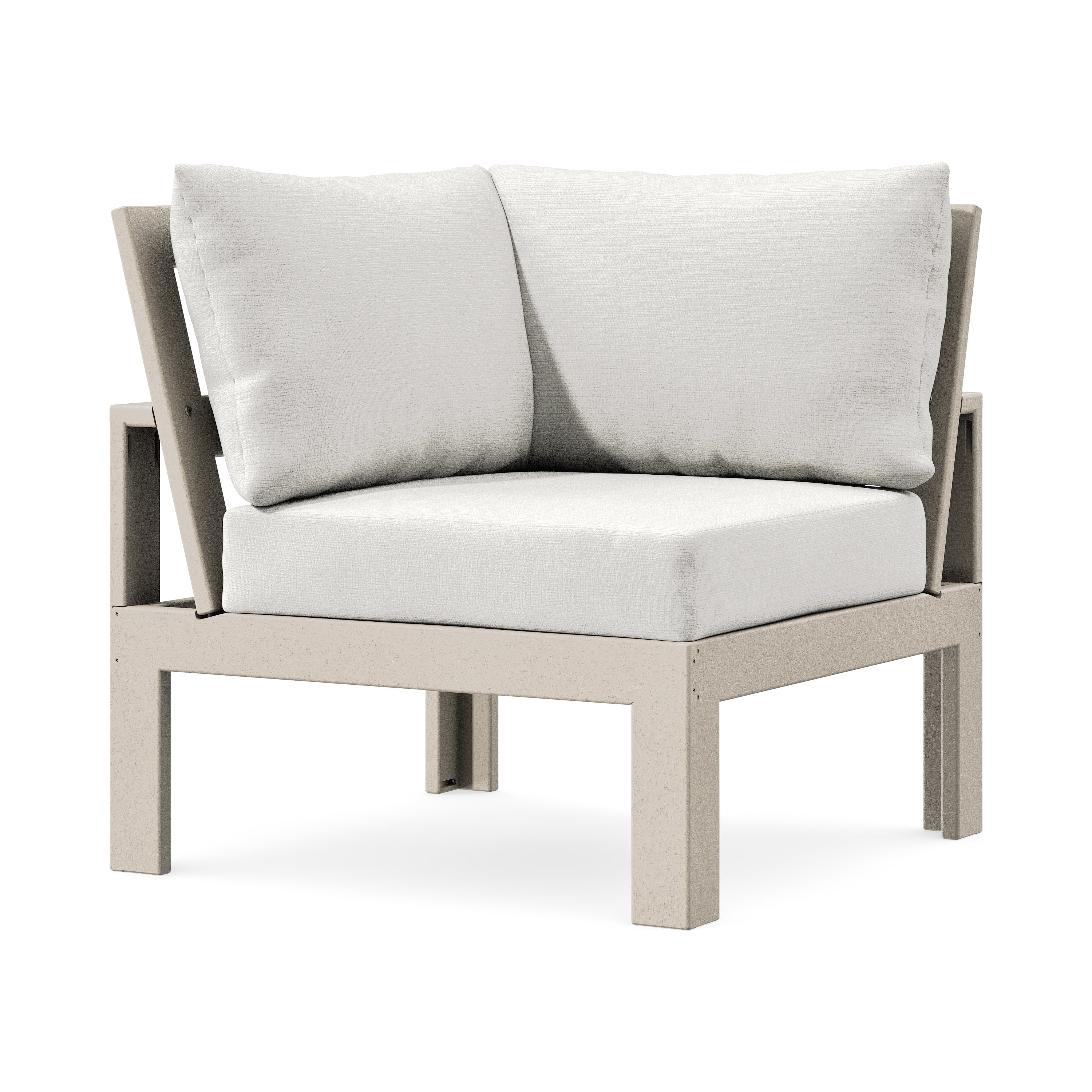 Modular Corner Chair in Sand / Natural Linen