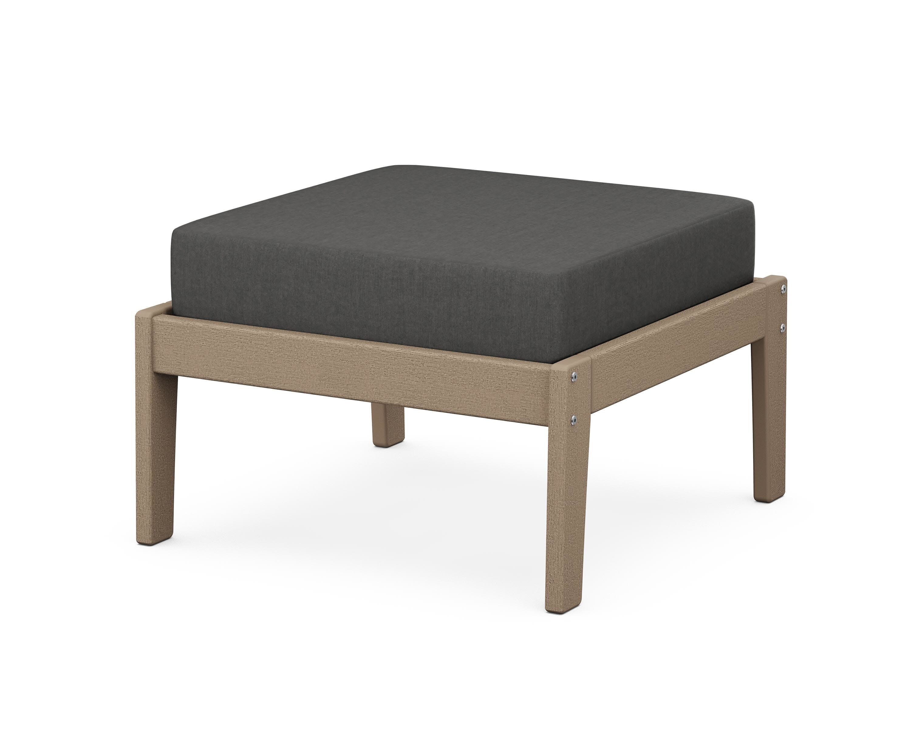 Deep Seating Ottoman in Vintage Sahara / Spectrum Carbon