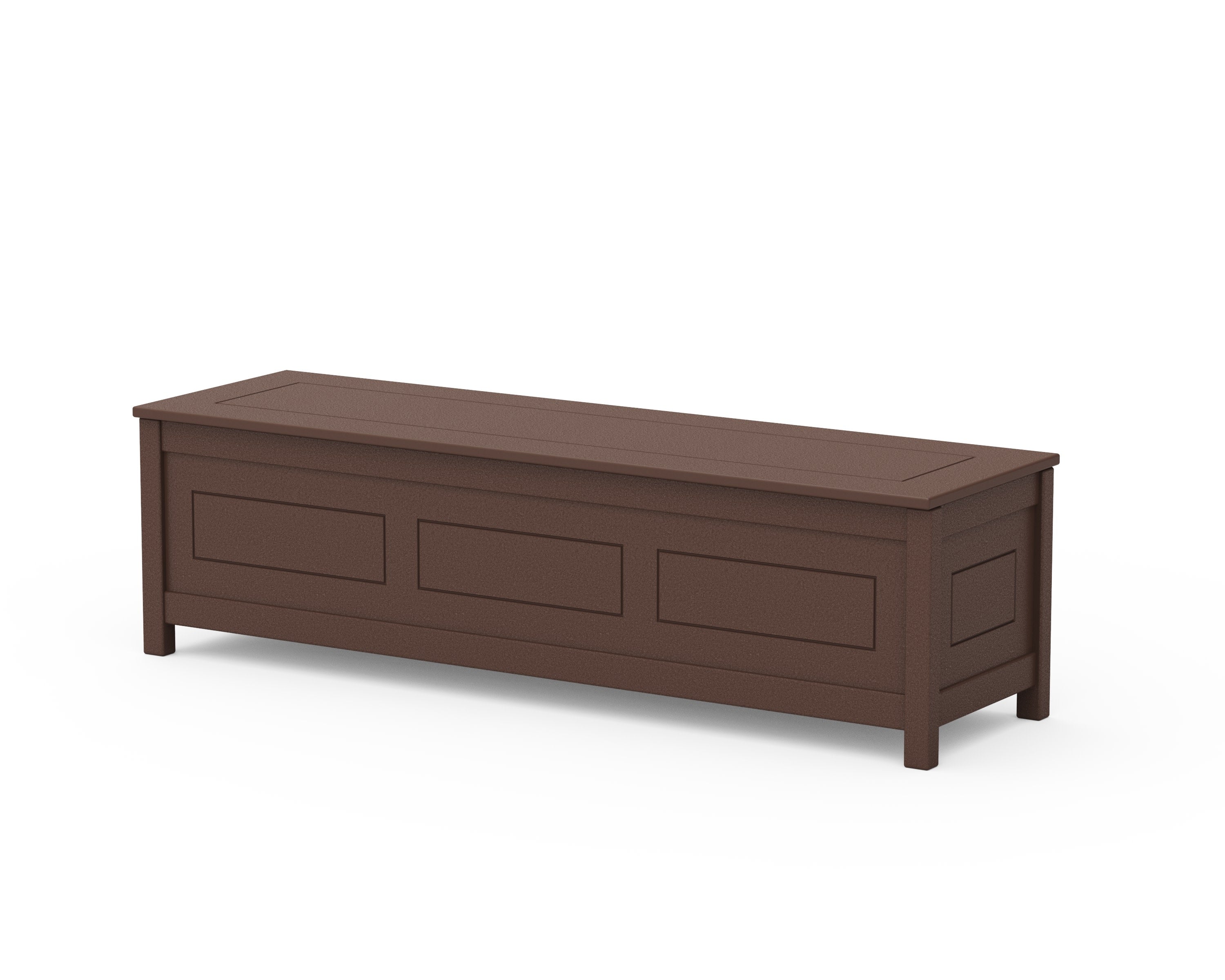 Country Living 60" Storage Bench in Mahogany