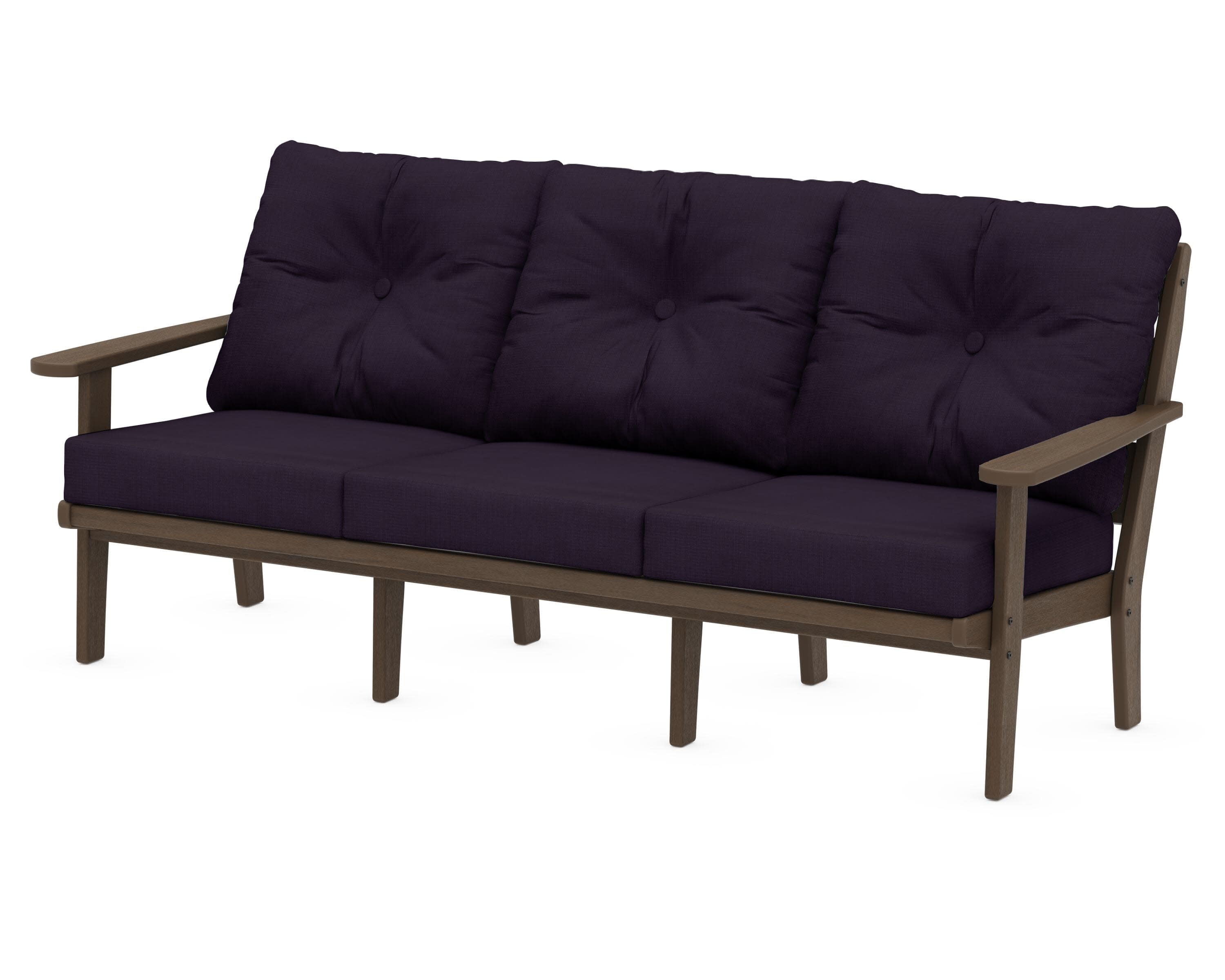 Lakeside Deep Seating Sofa in Kona / Navy Linen