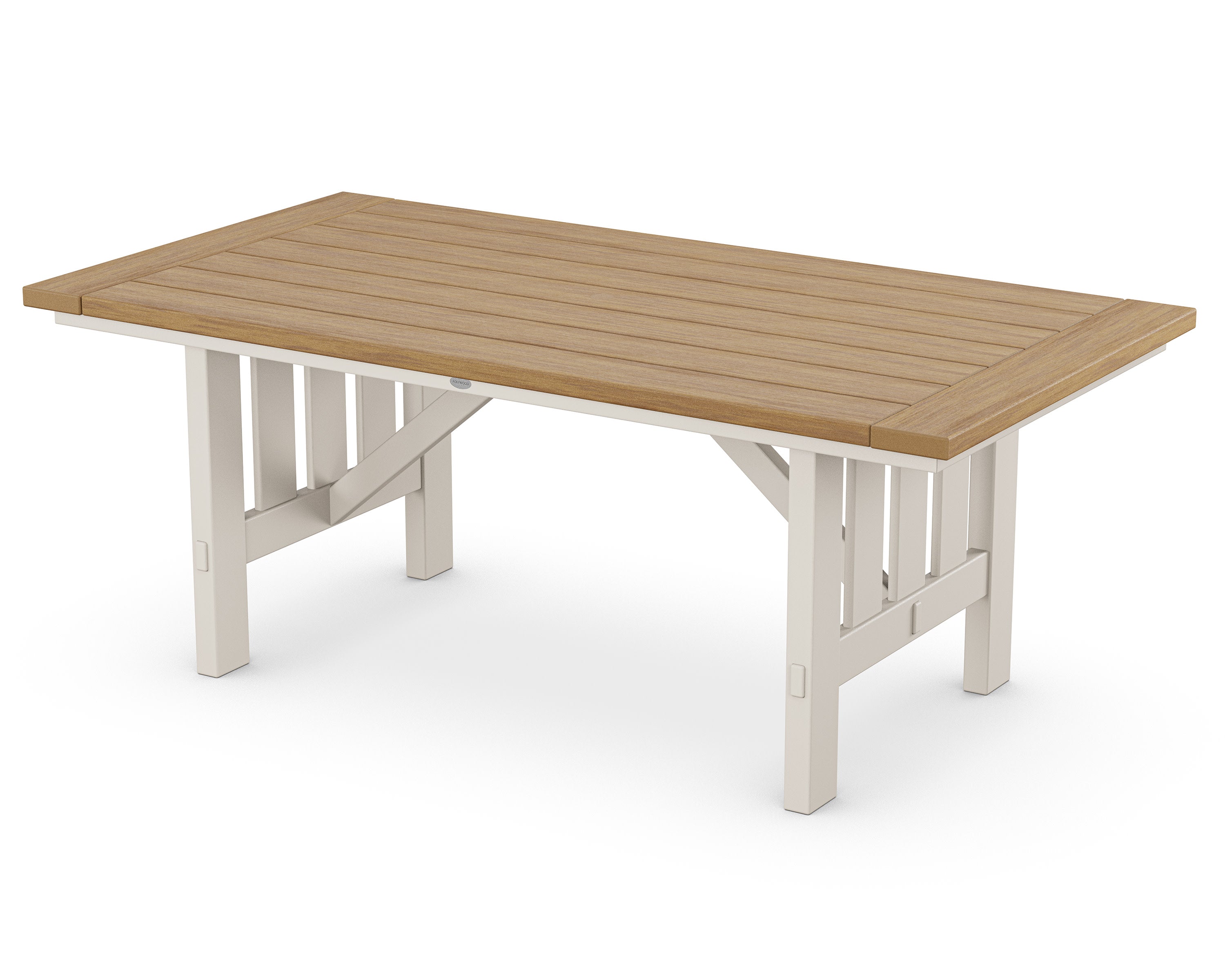 Mission 39" x 75" Dining Table in Sand / Natural
