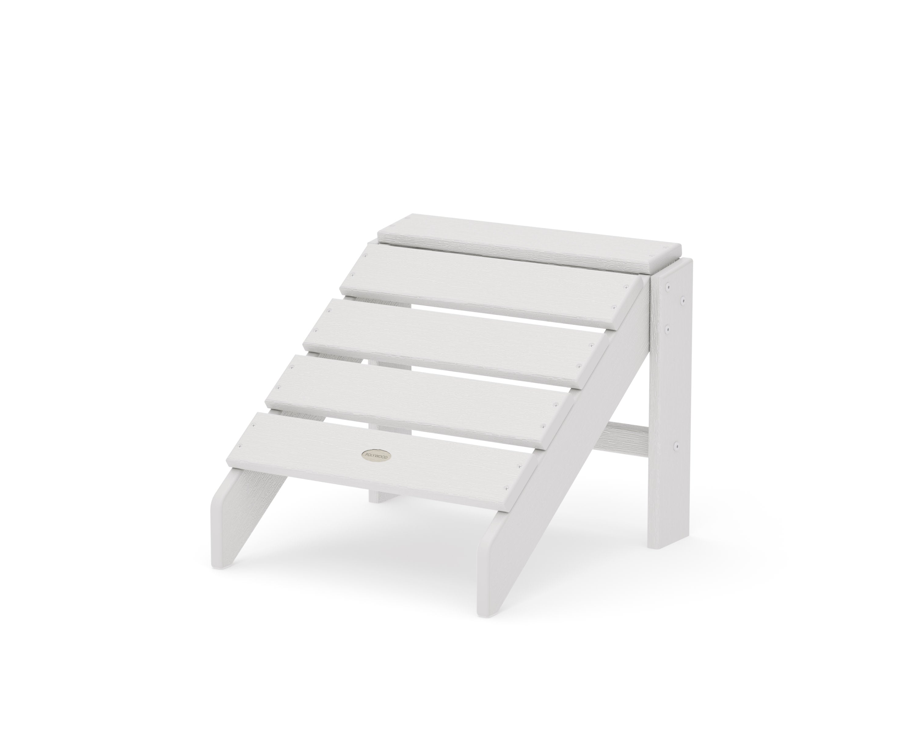South Beach Ottoman in Vintage White