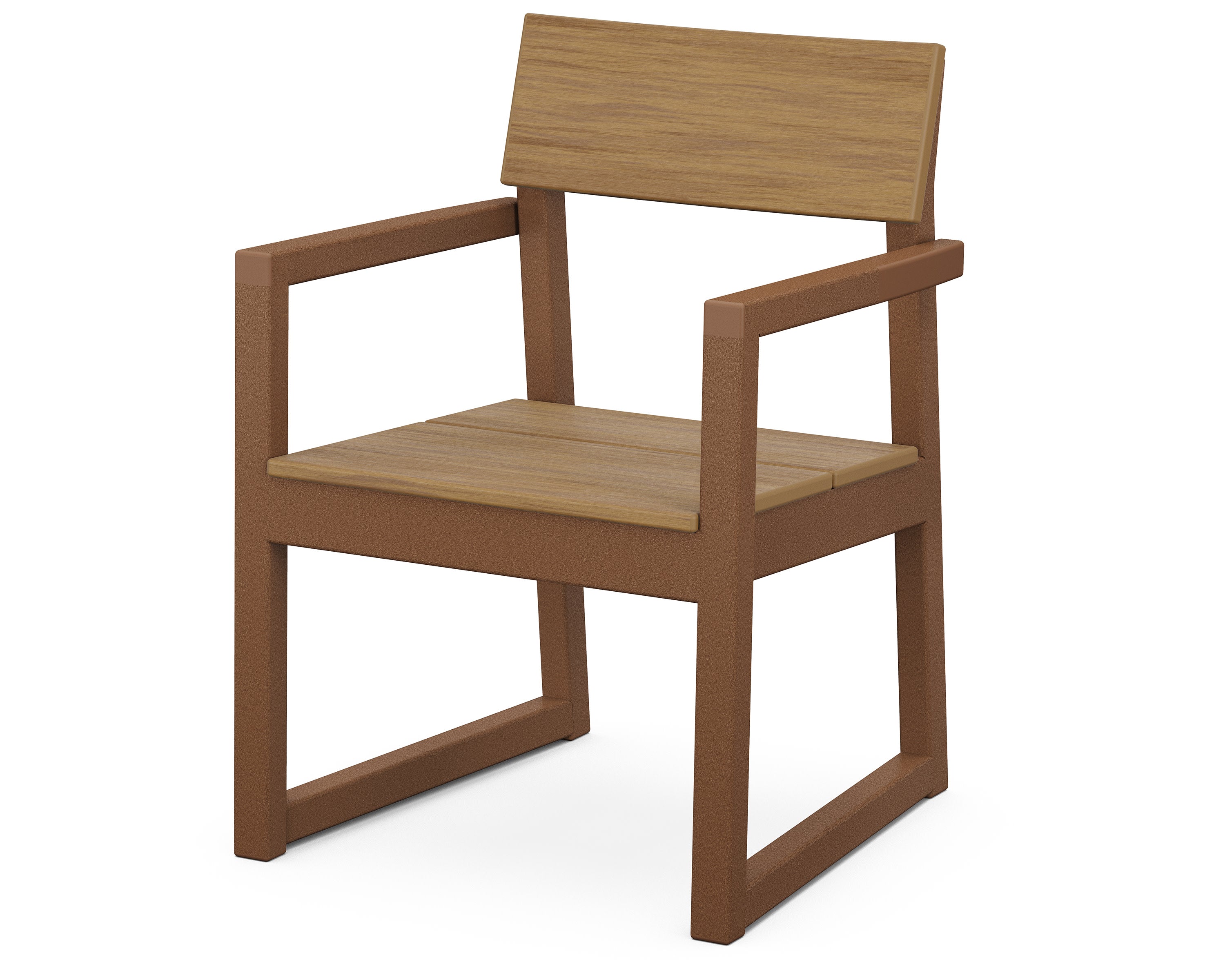 EDGE Dining Arm Chair in Teak / Natural