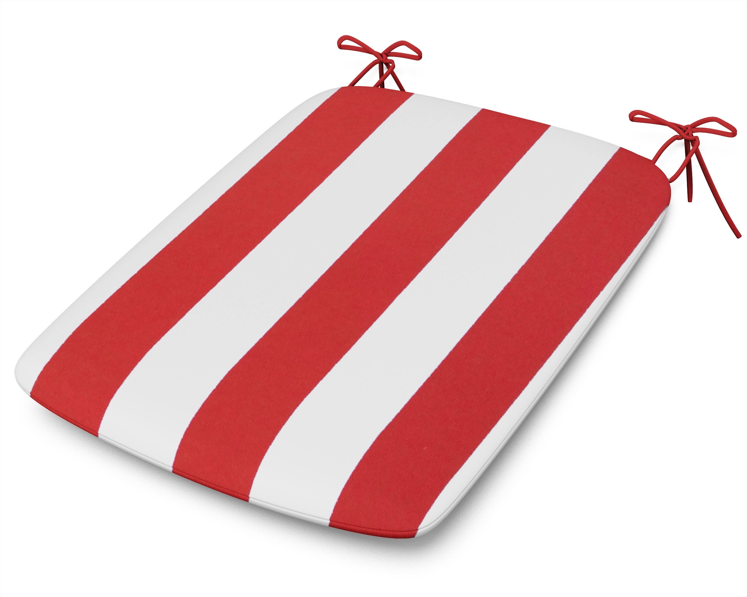 1120 Urban Seat Pad in Cabana Stripe Crimson