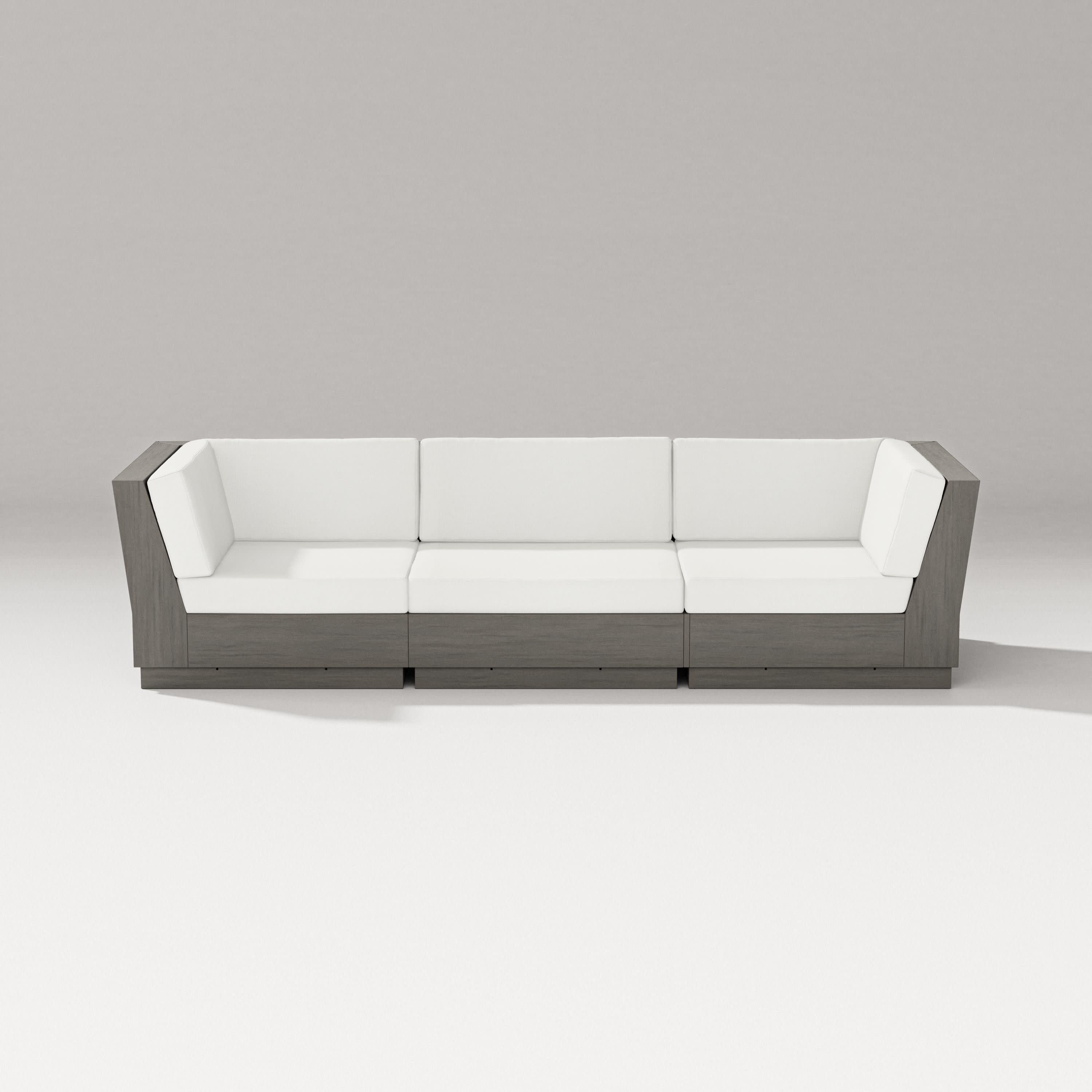 Elevate Sofa Sectional in Driftwood / Natural Linen