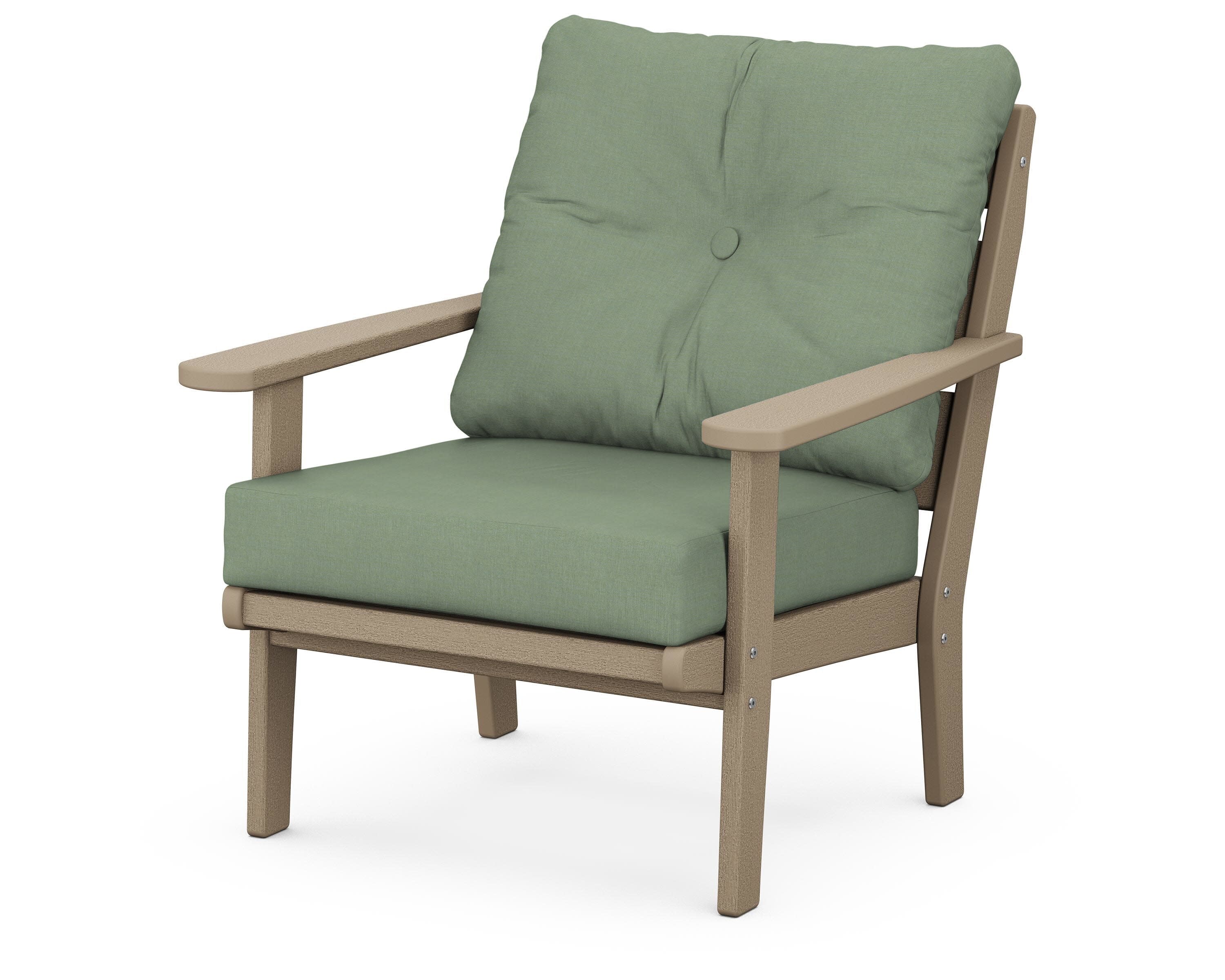 Lakeside Deep Seating Chair in Vintage Sahara / Exhale Rainwashed