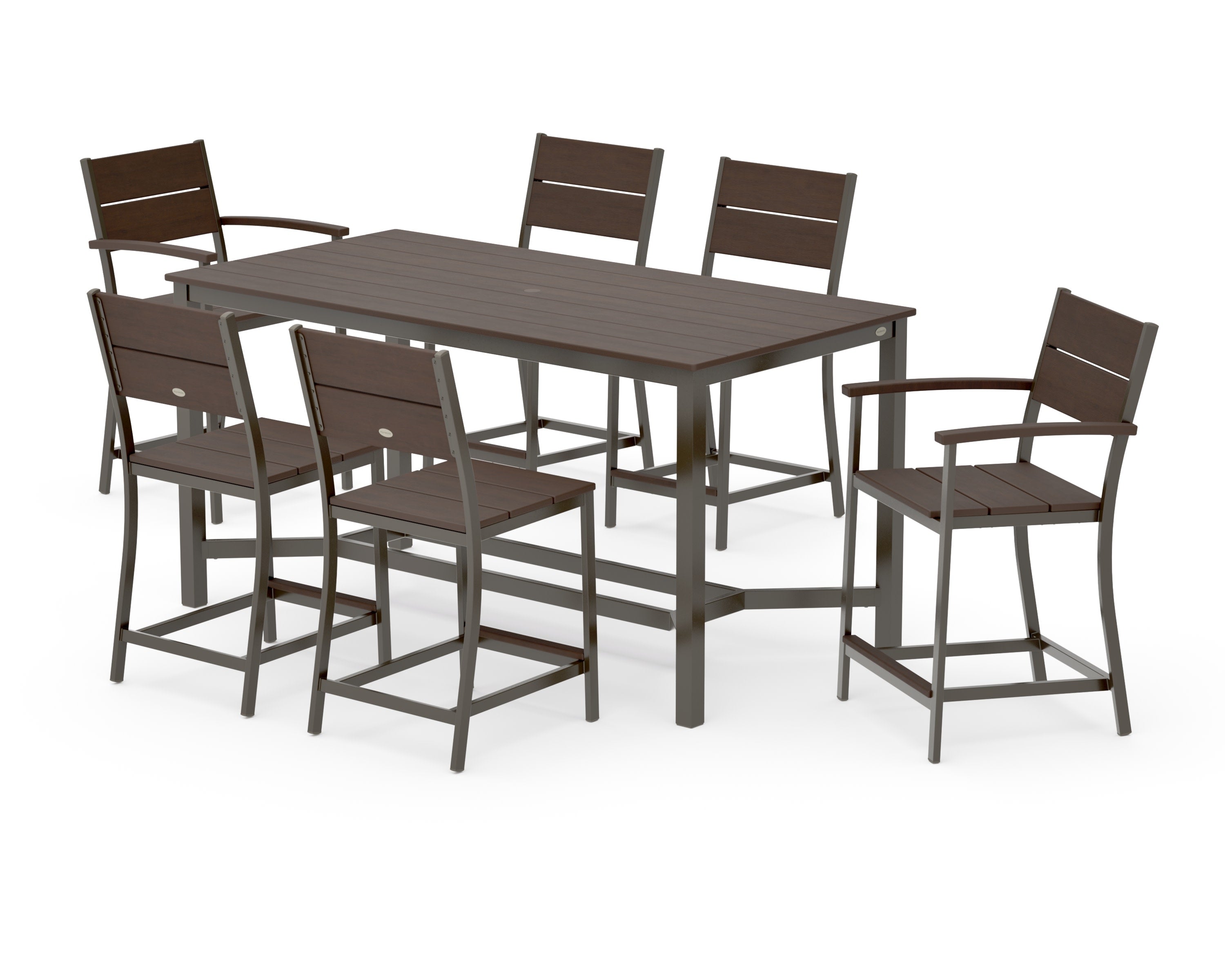 Main Street 7-Piece Counter Set in Bronze / Kona