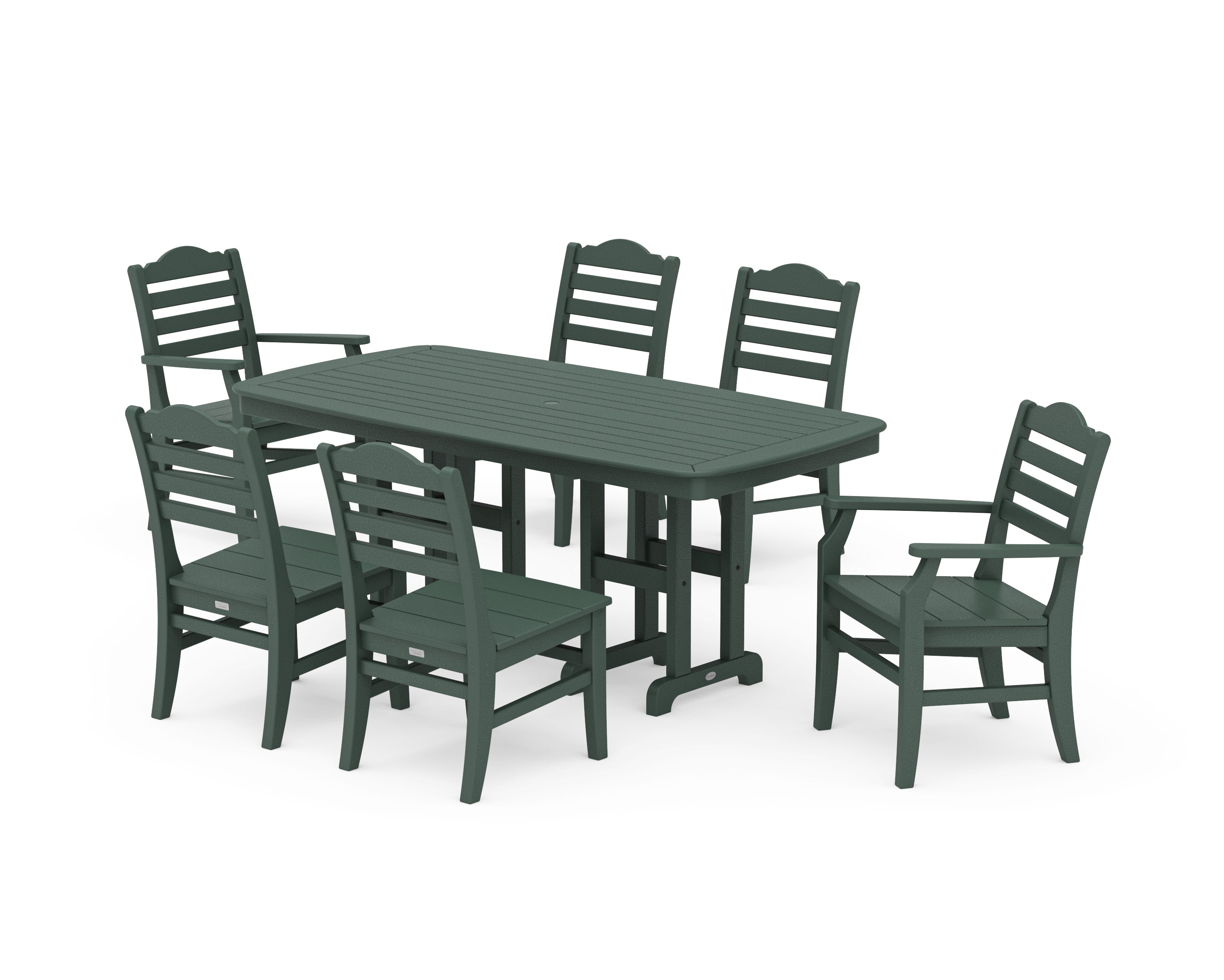 Savannah 7-Piece Dining Set in Green