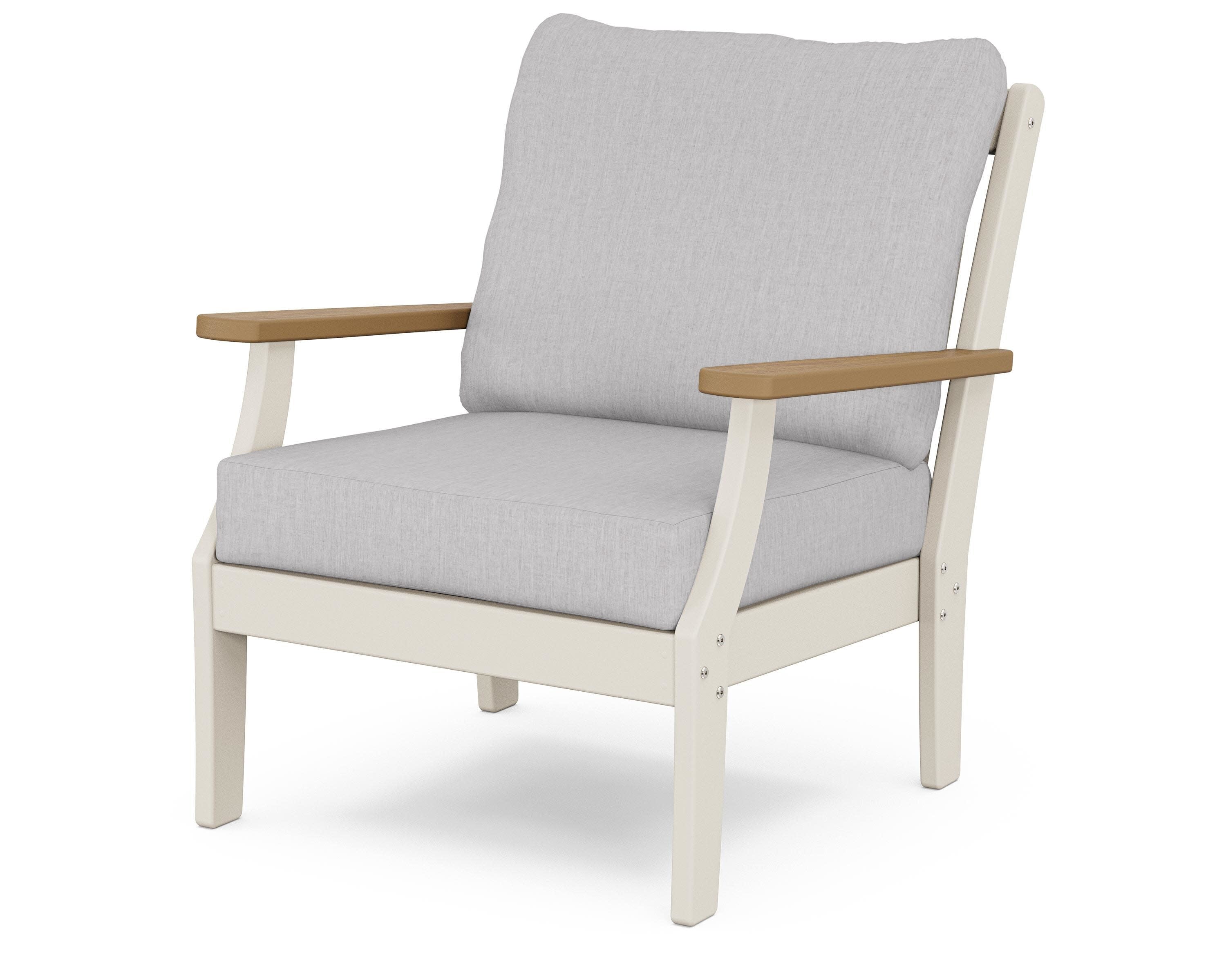 Braxton Deep Seating Chair in Sand / Natural / Granite