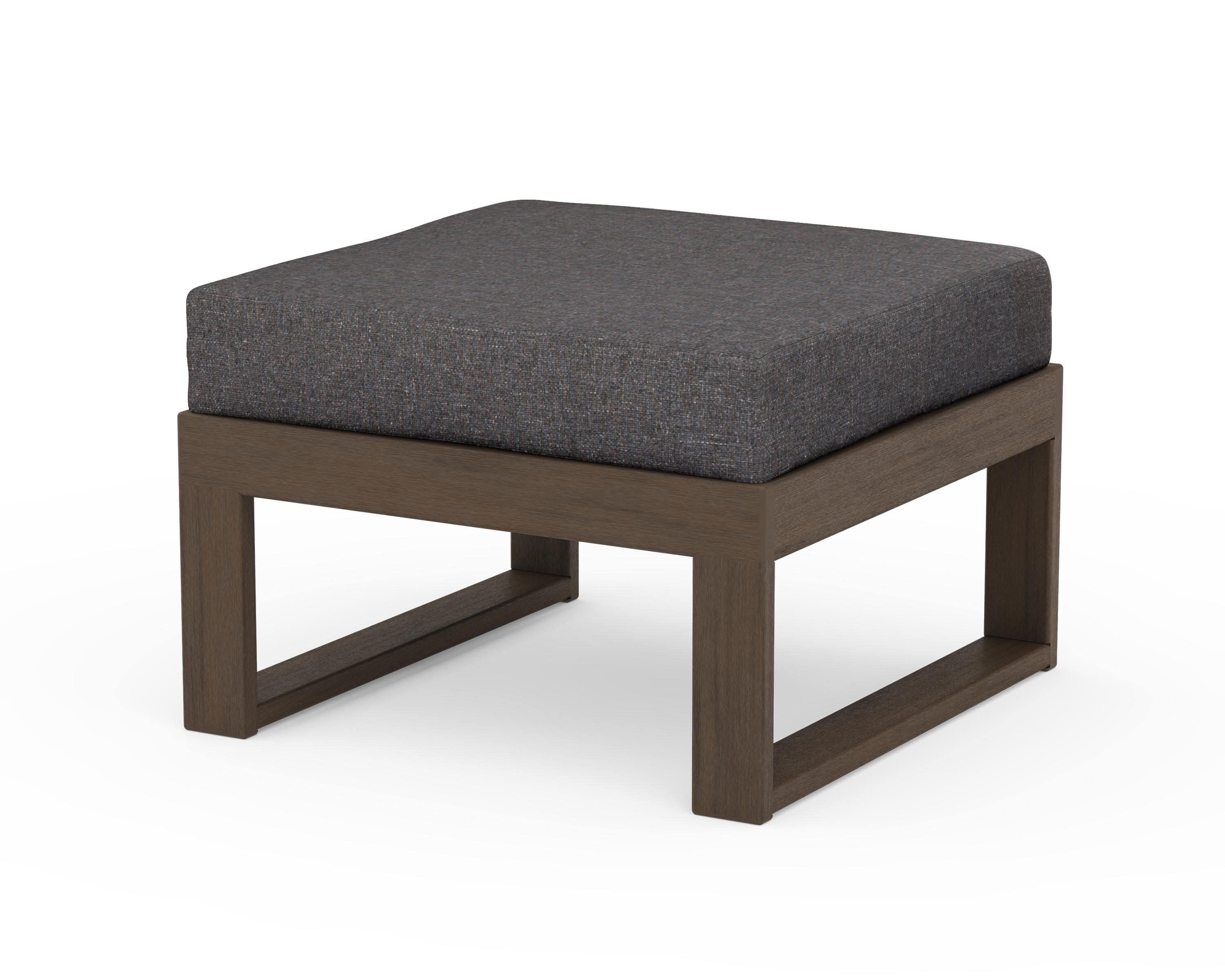 Modular Ottoman - Modern in Kona / Ash Charcoal