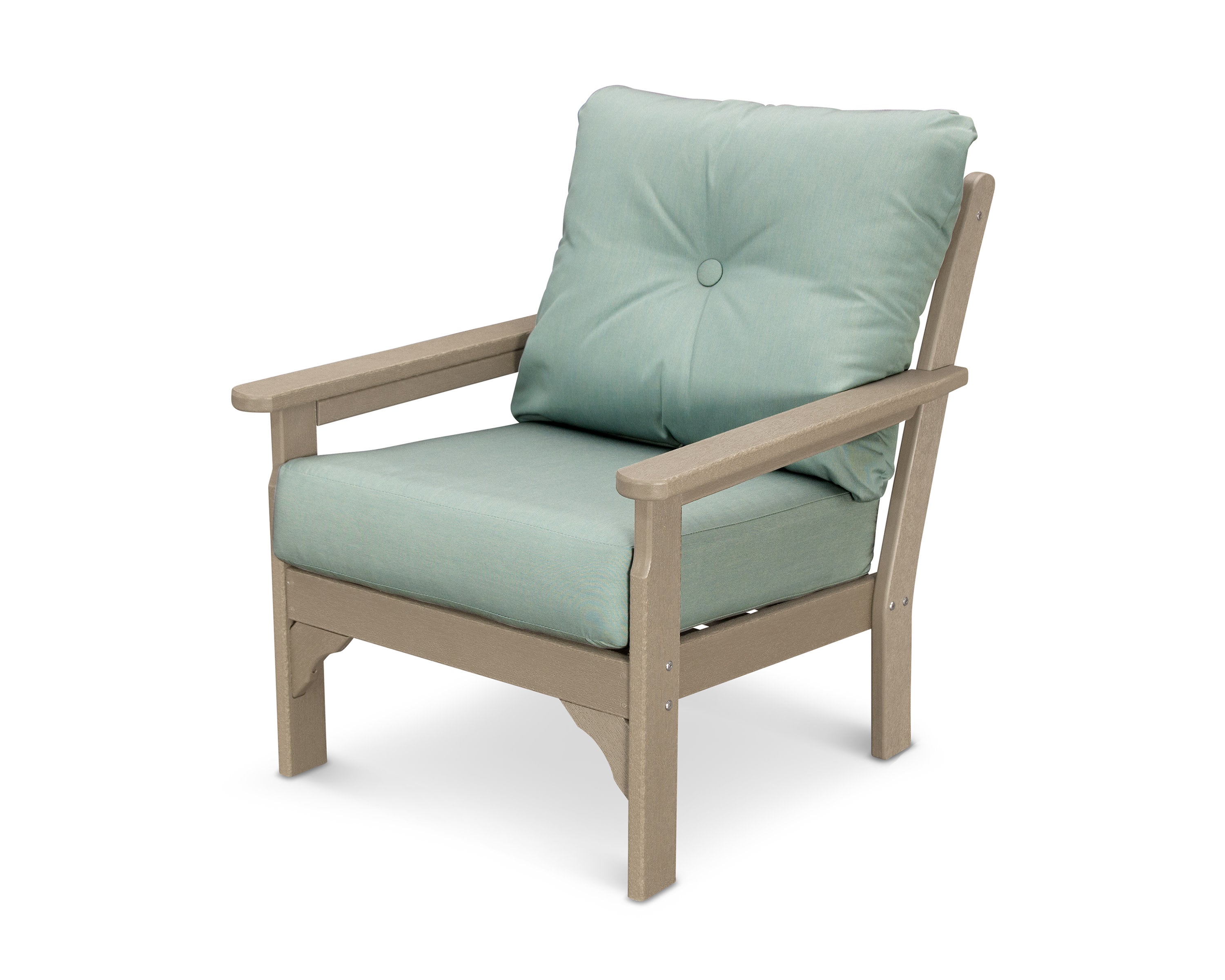 Vineyard Deep Seating Chair in Vintage Sahara / Spa