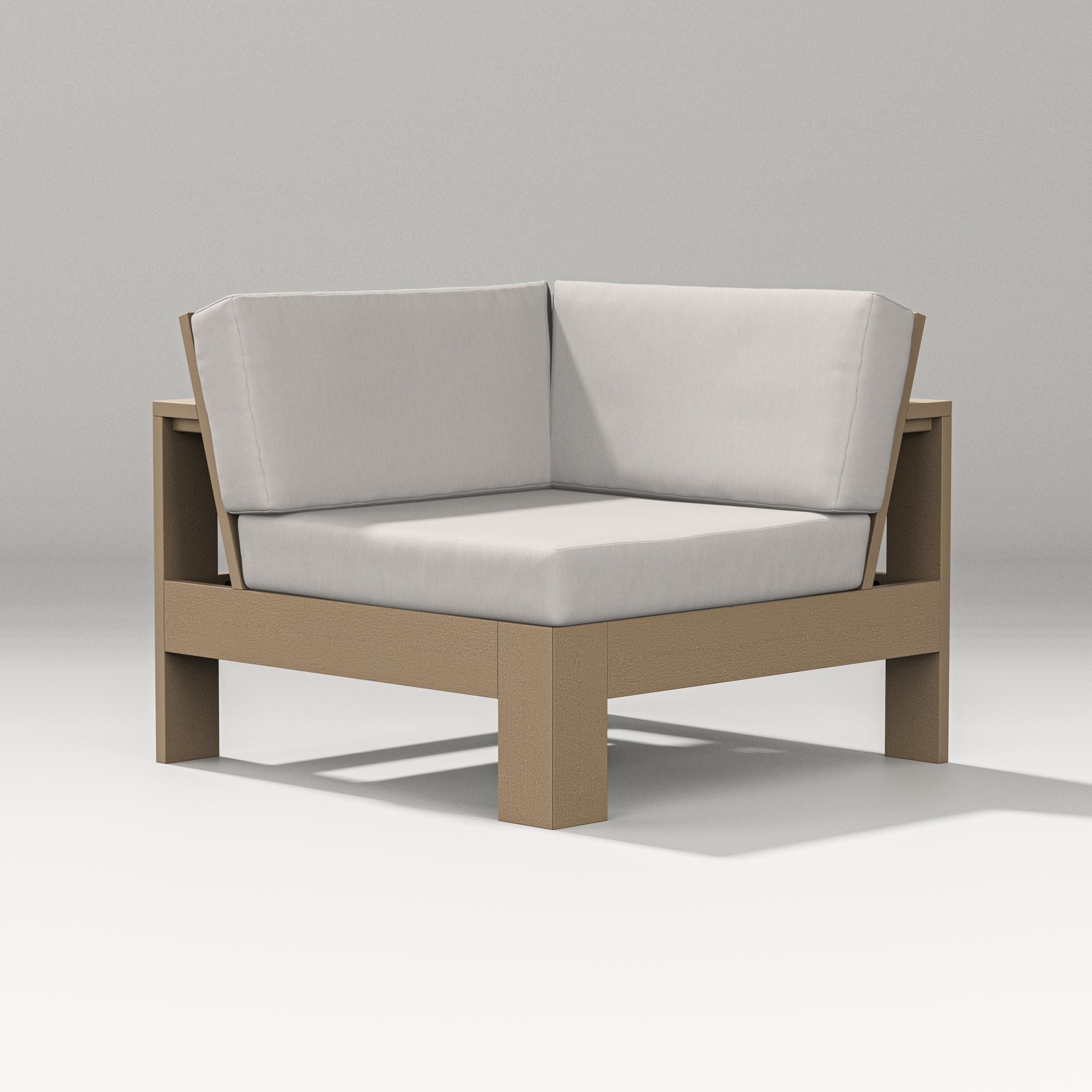 Latitude Modular Corner Chair in Vintage Sahara / Cast Ash