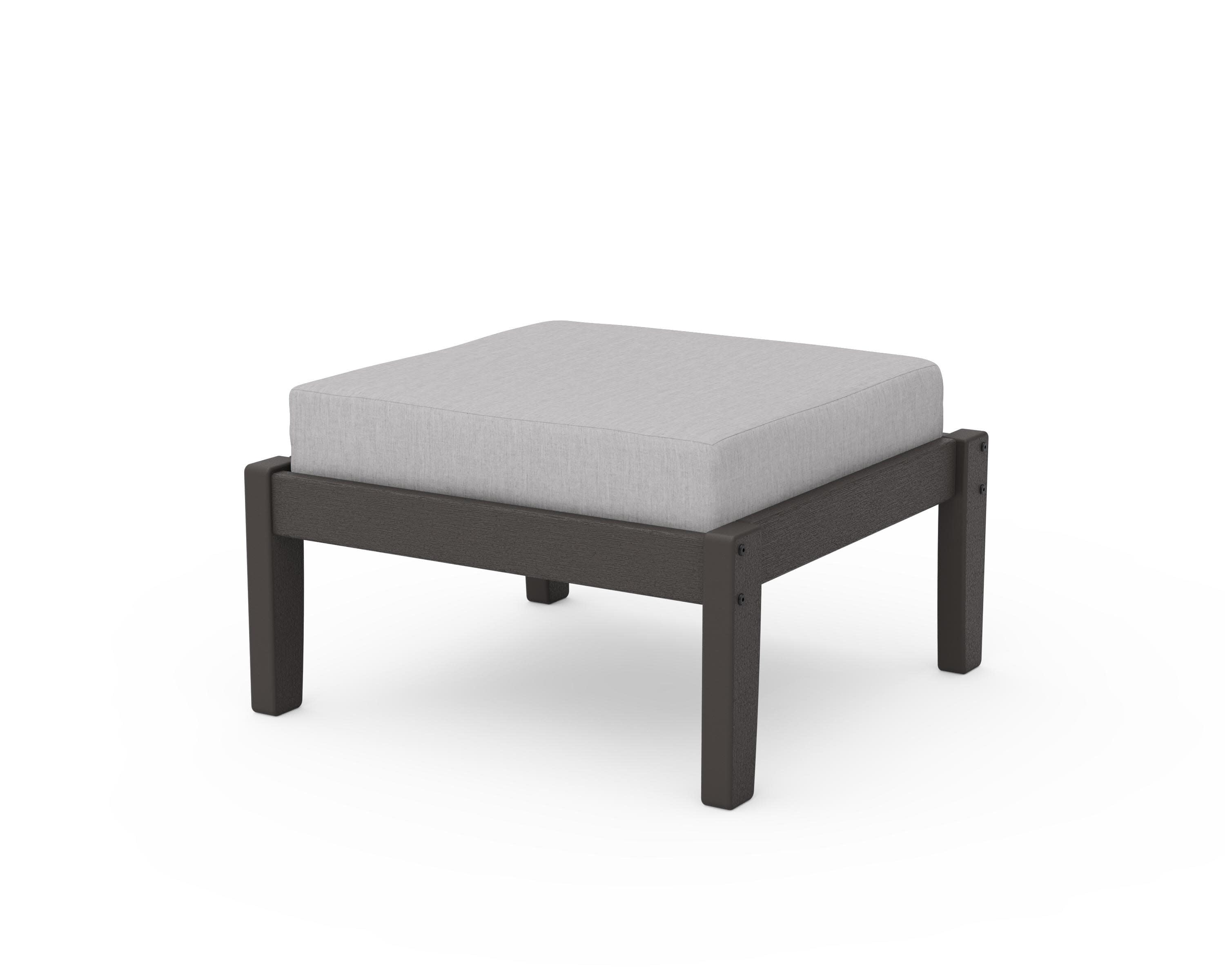 Deep Seating Ottoman in Vintage Coffee / Granite