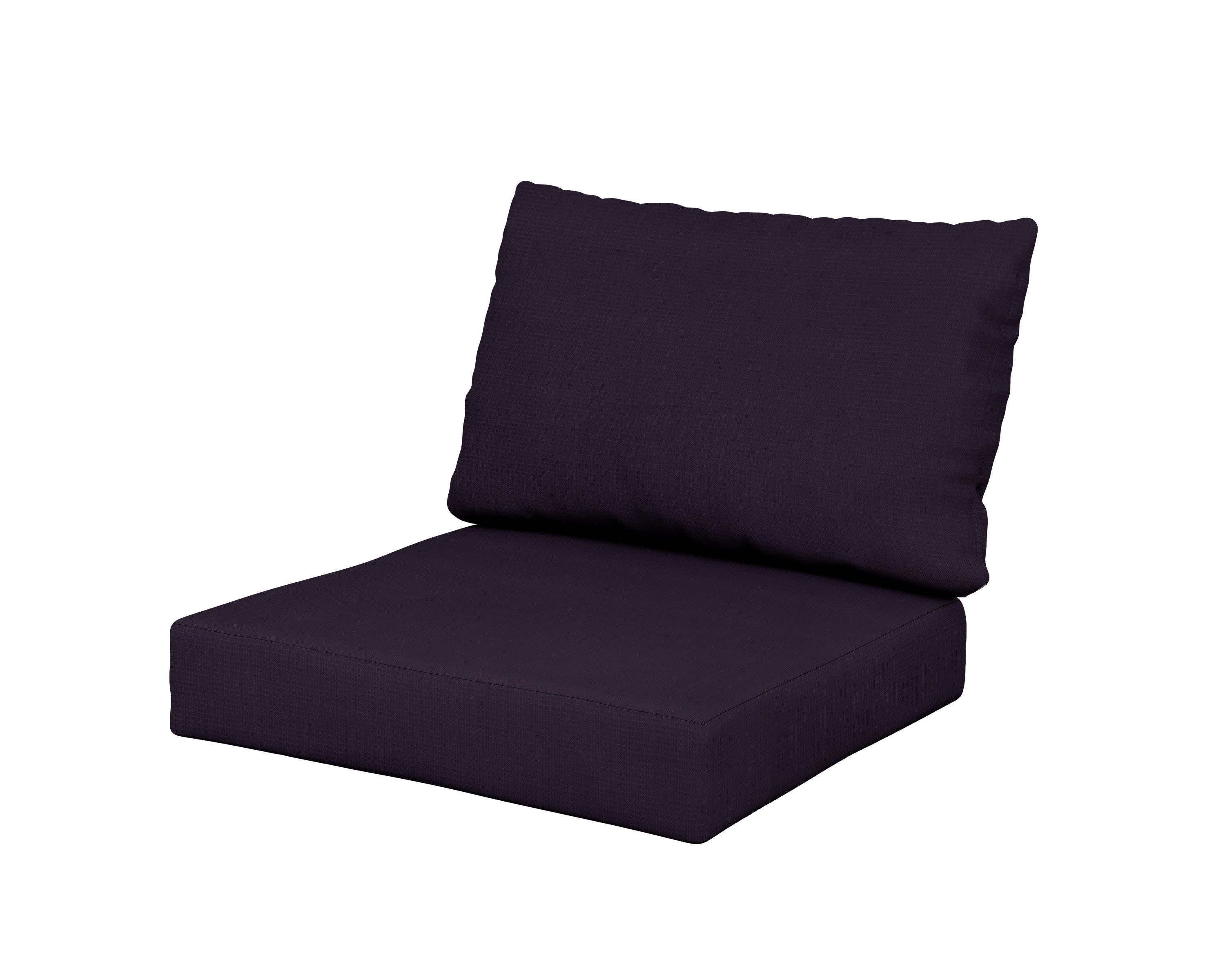 Modular Cushion in Navy Linen