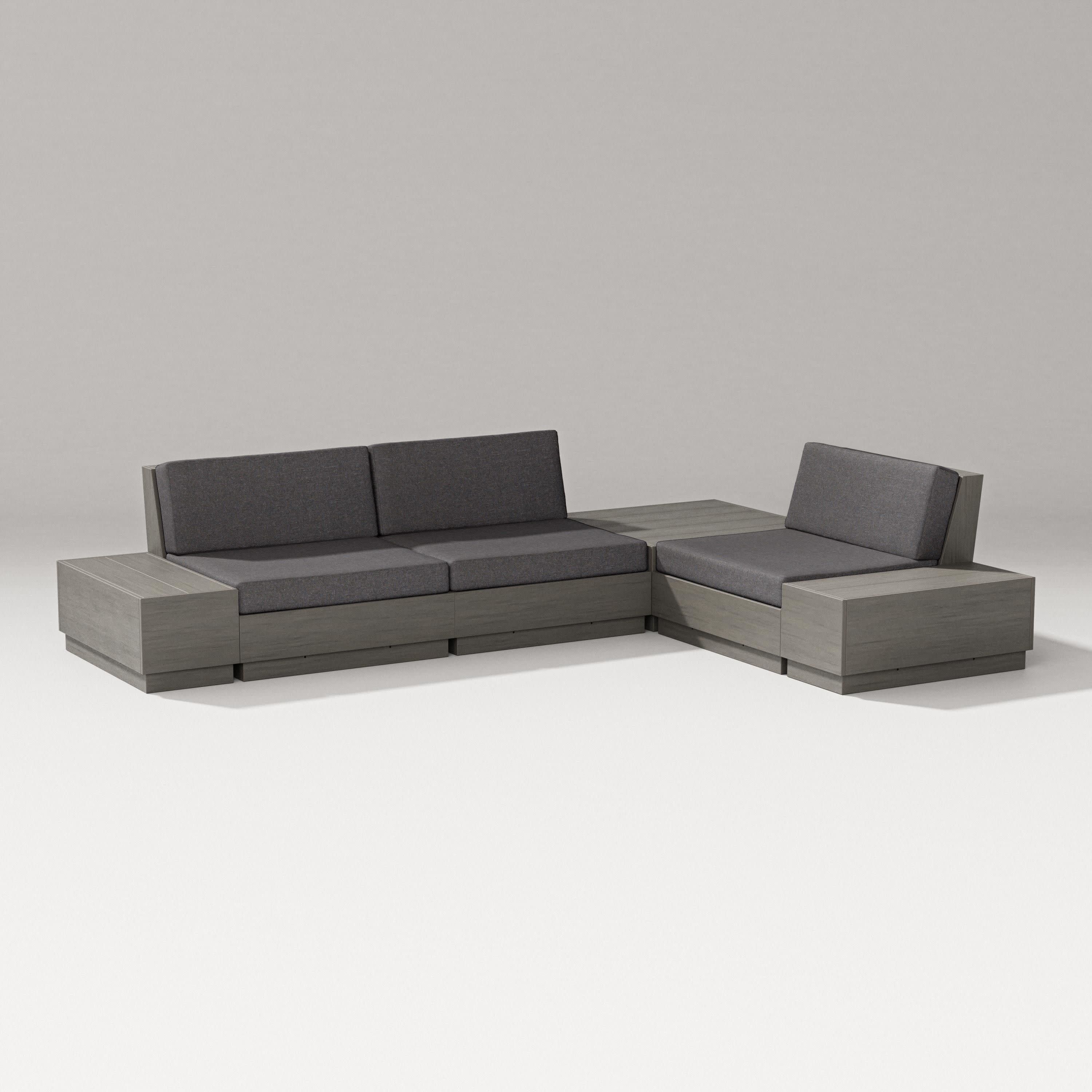 Elevate 6-Piece Corner Sectional in Driftwood / Ash Charcoal