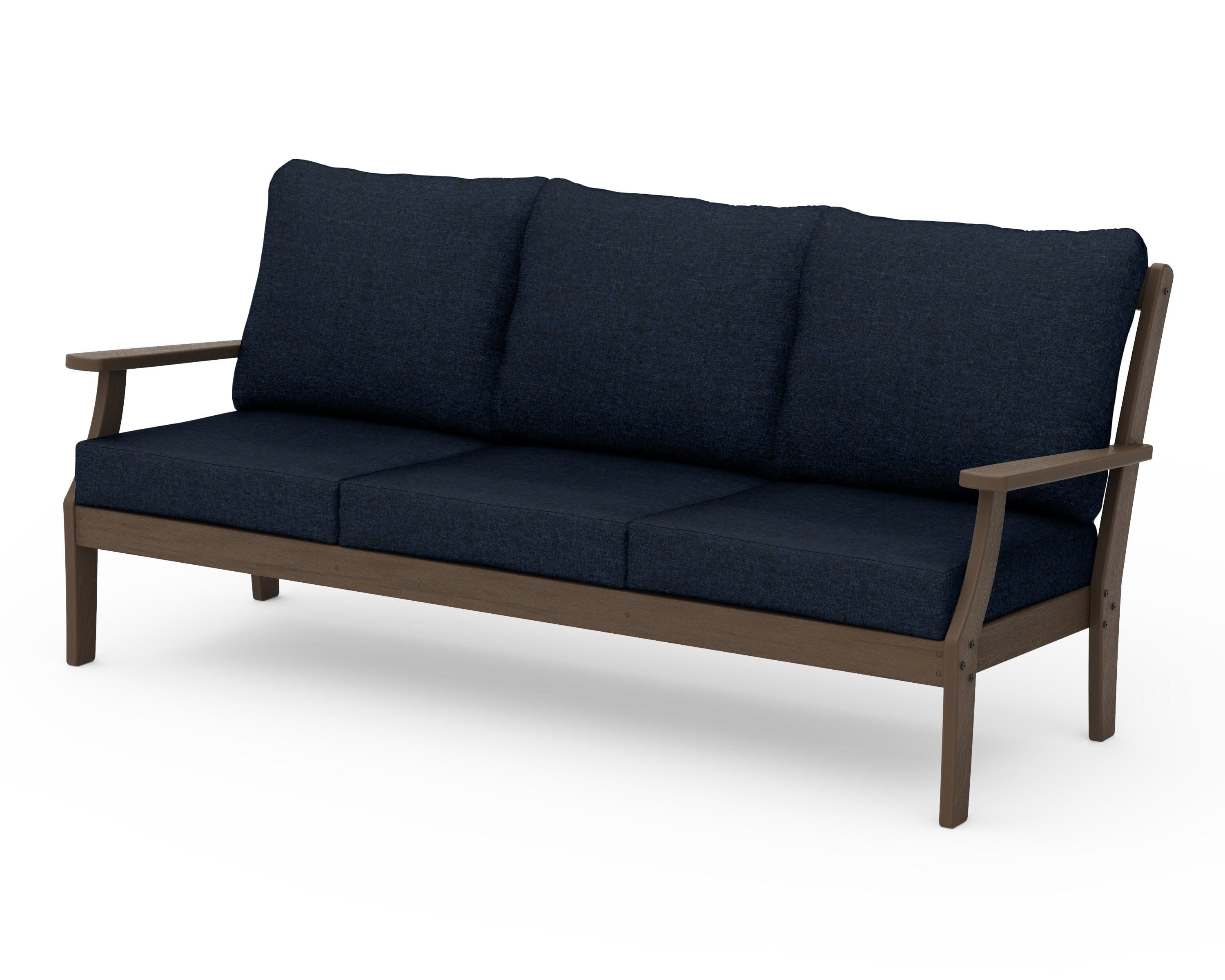 Braxton Deep Seating Sofa in Kona / Marine Indigo