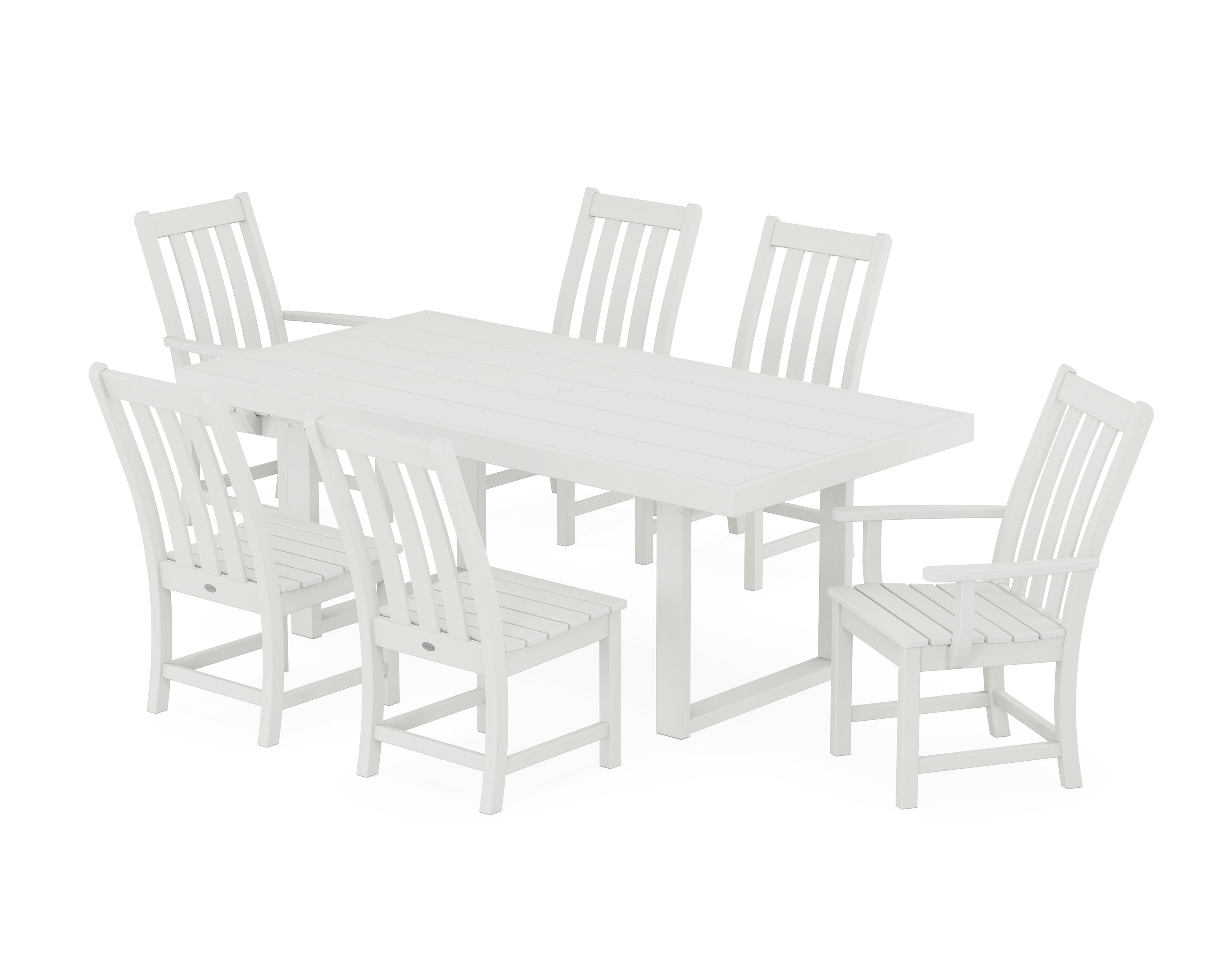 Vineyard 7-Piece Dining Set in Vintage White