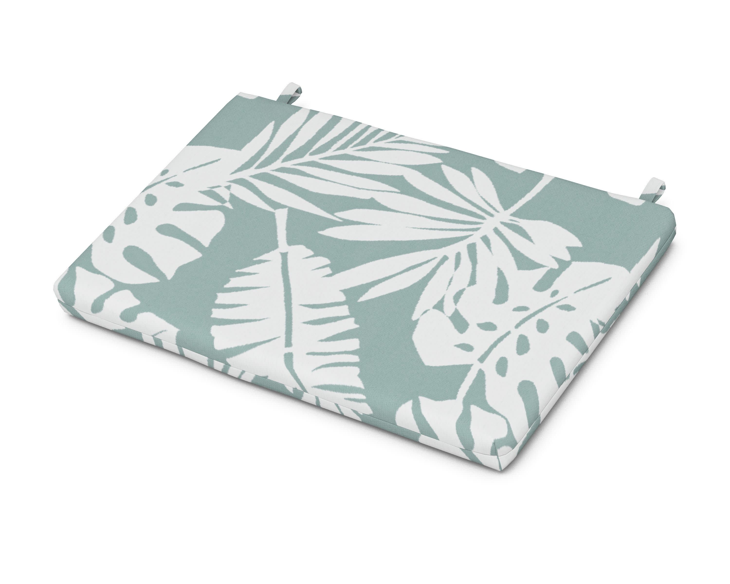 Eastport Lounge Chair Cushion in Leaf Glacier Spa