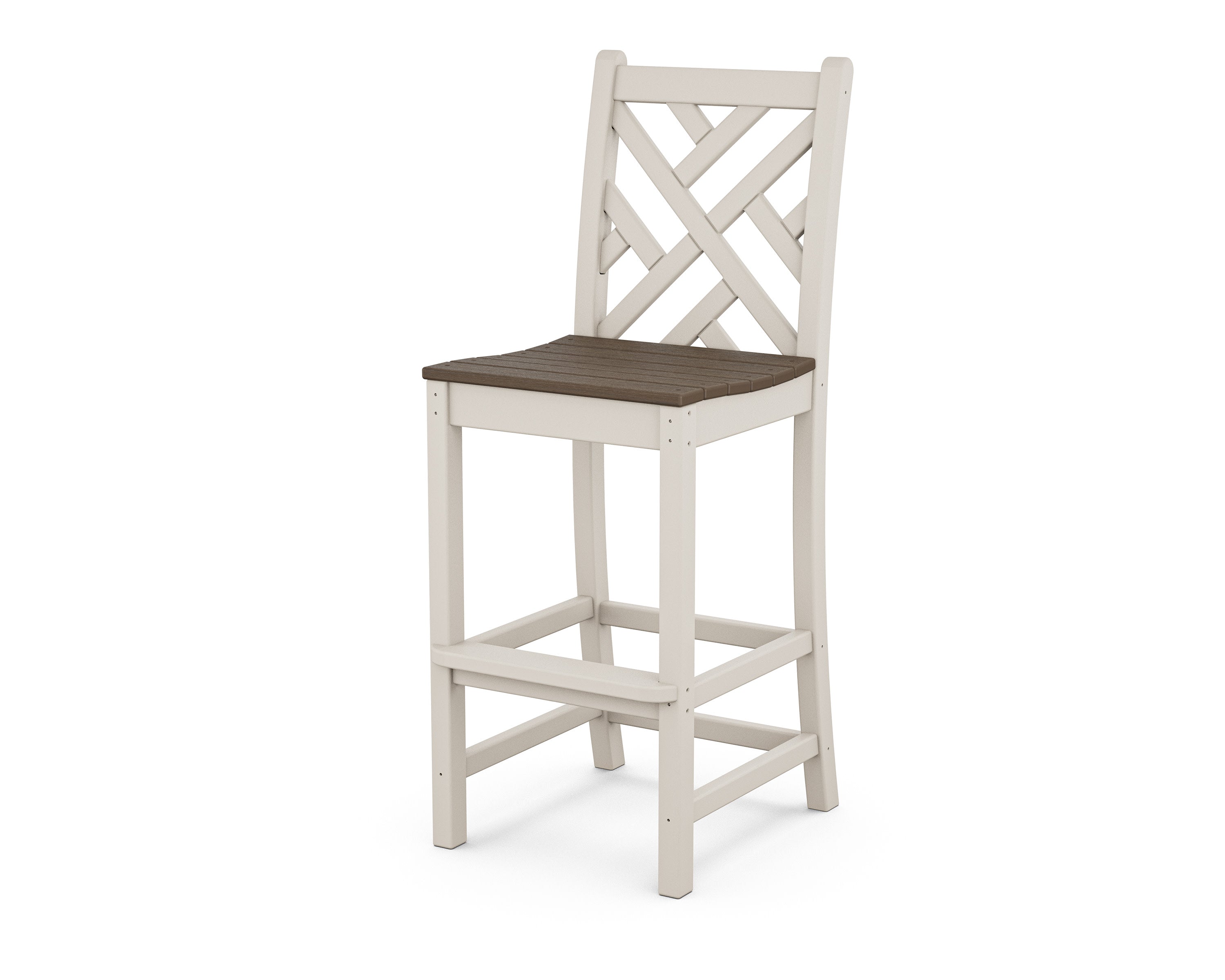 Chippendale Bar Side Chair in Sand / Kona