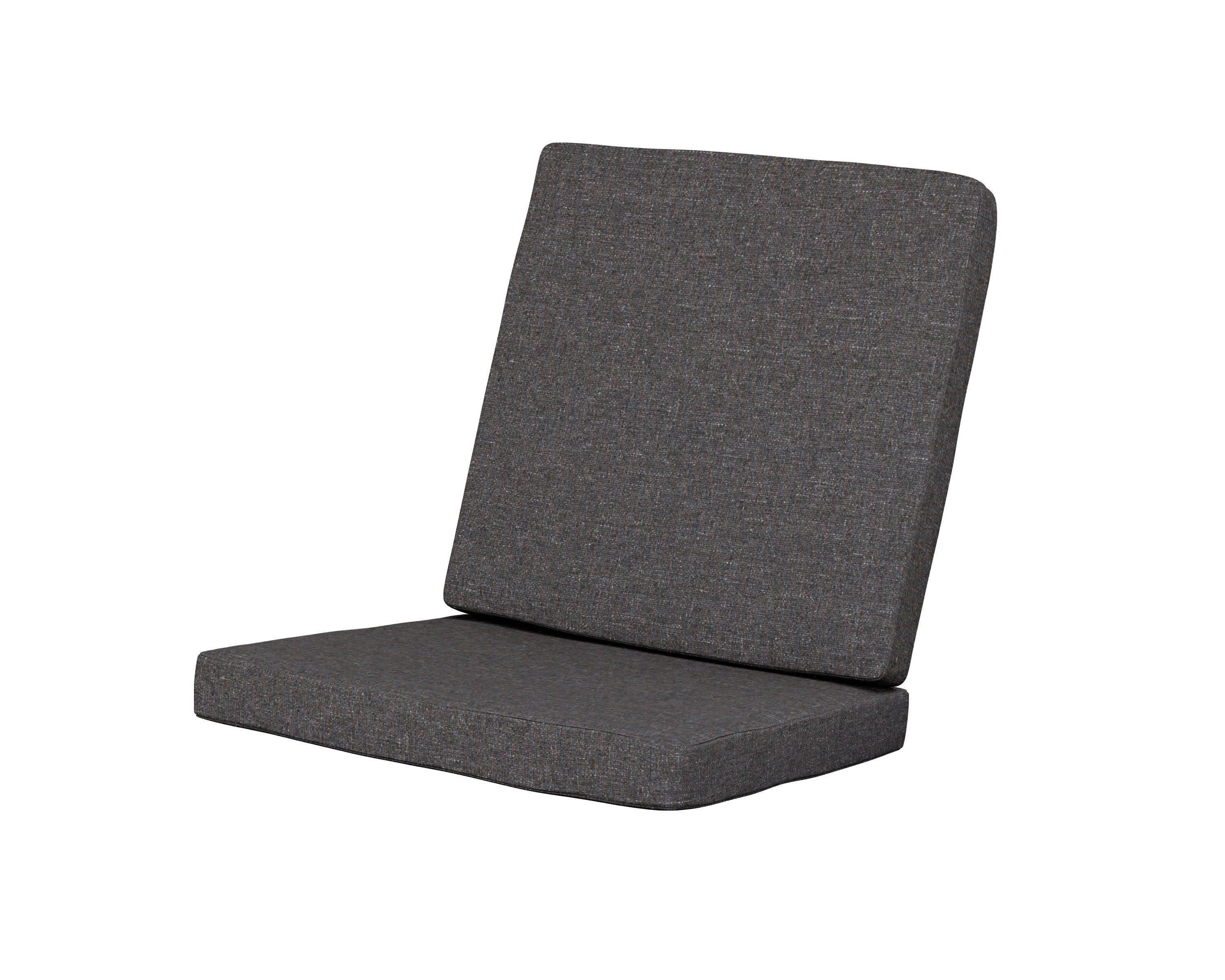 Modern Chair Cushion in Ash Charcoal