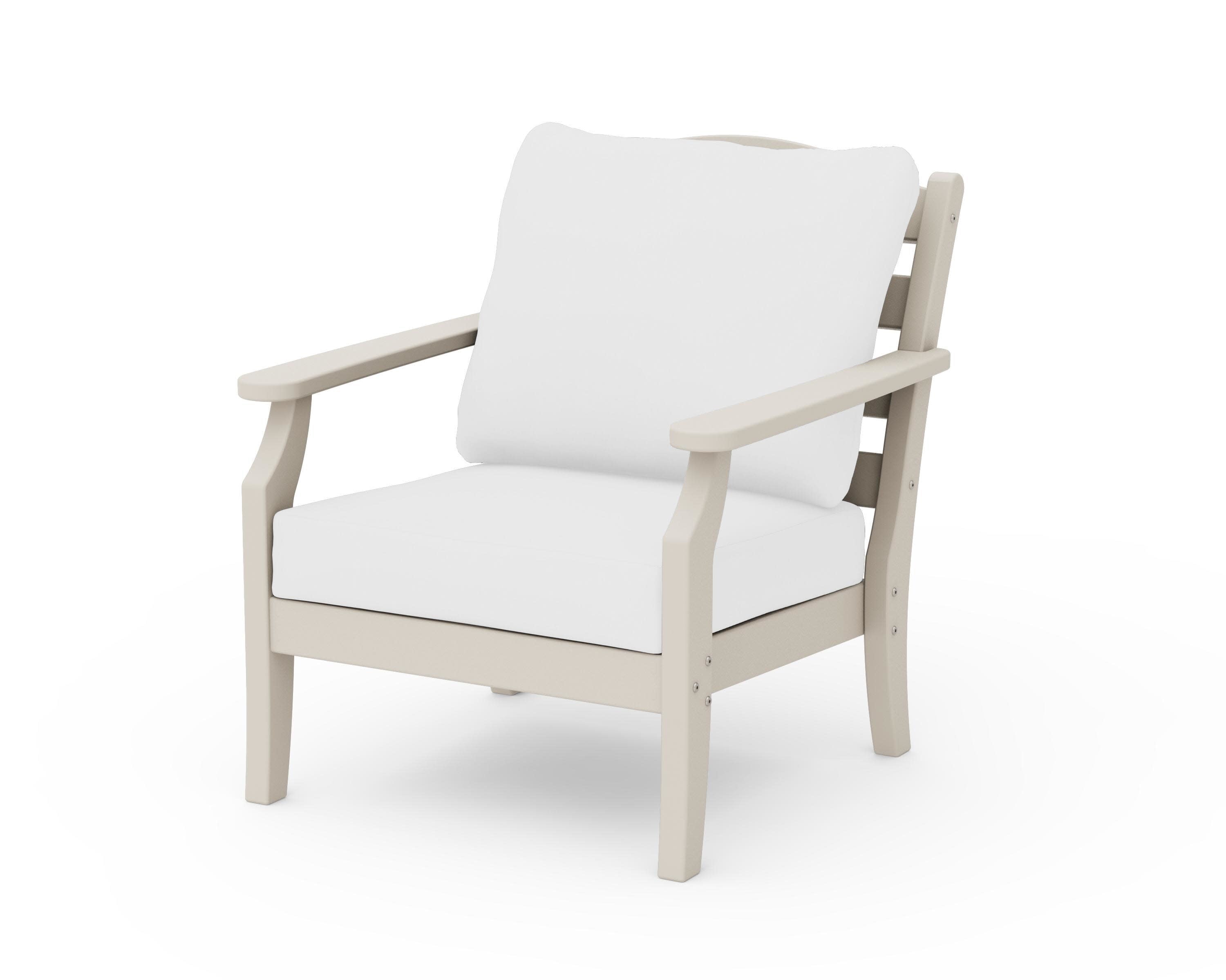 Savannah Deep Seating Chair in Sand / Natural