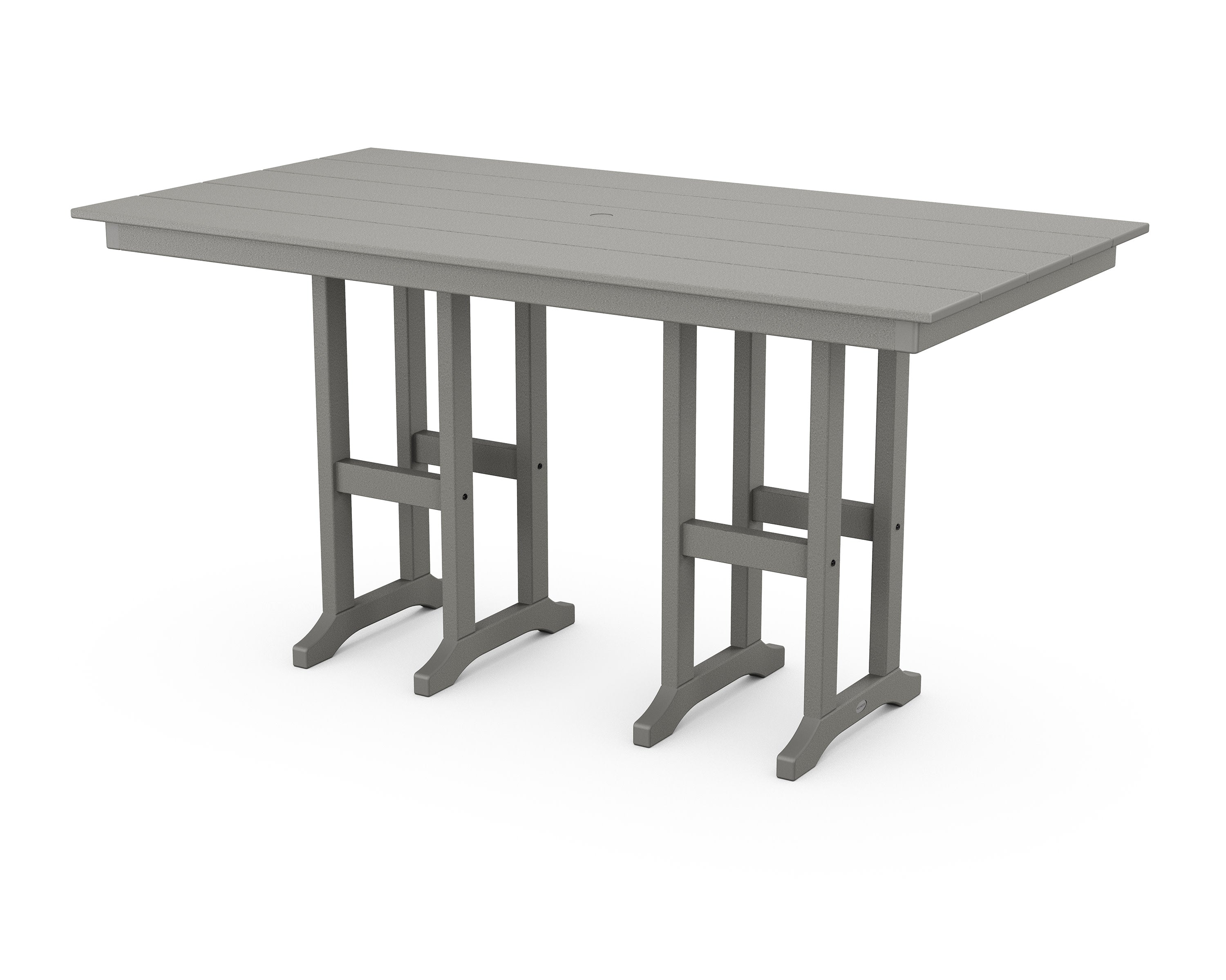Farmhouse 37" x 72" Counter Table in Slate Grey