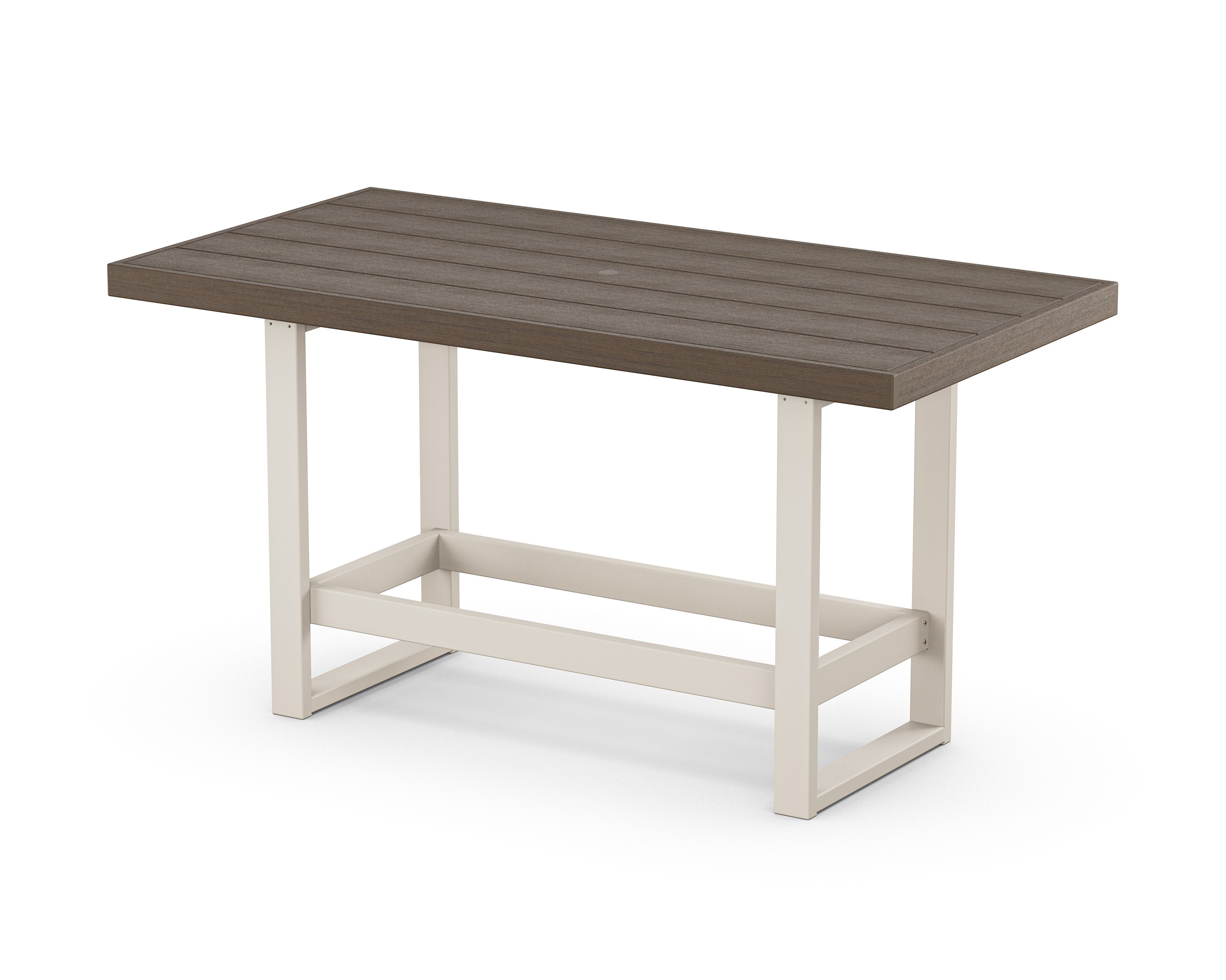 EDGE 40" x 78" Bar Table in Sand / Kona