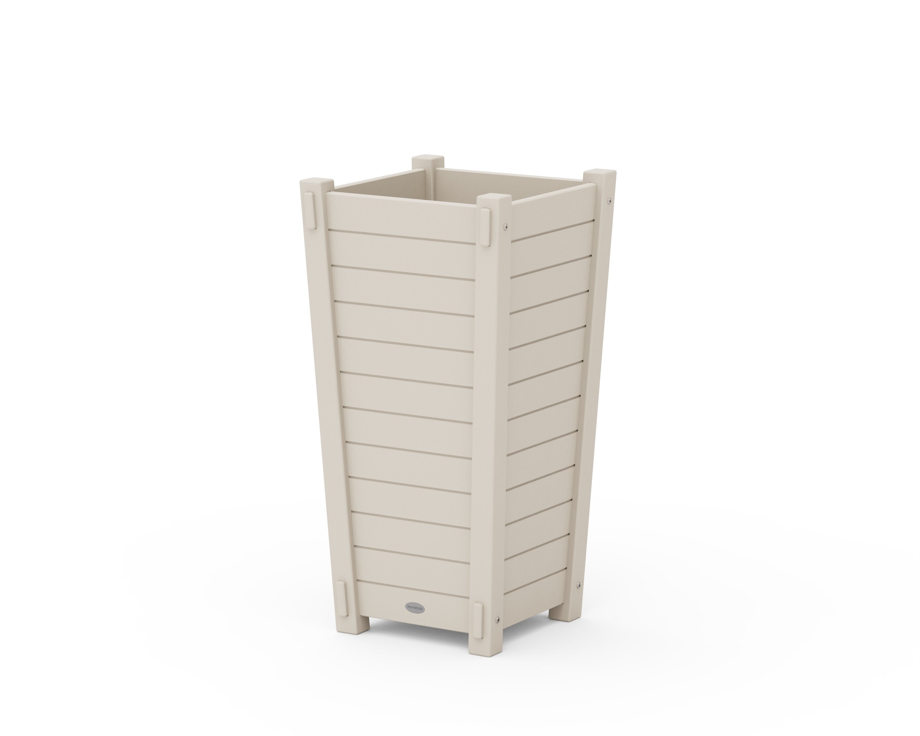 Nautical Tapered Square Planter Box in Sand