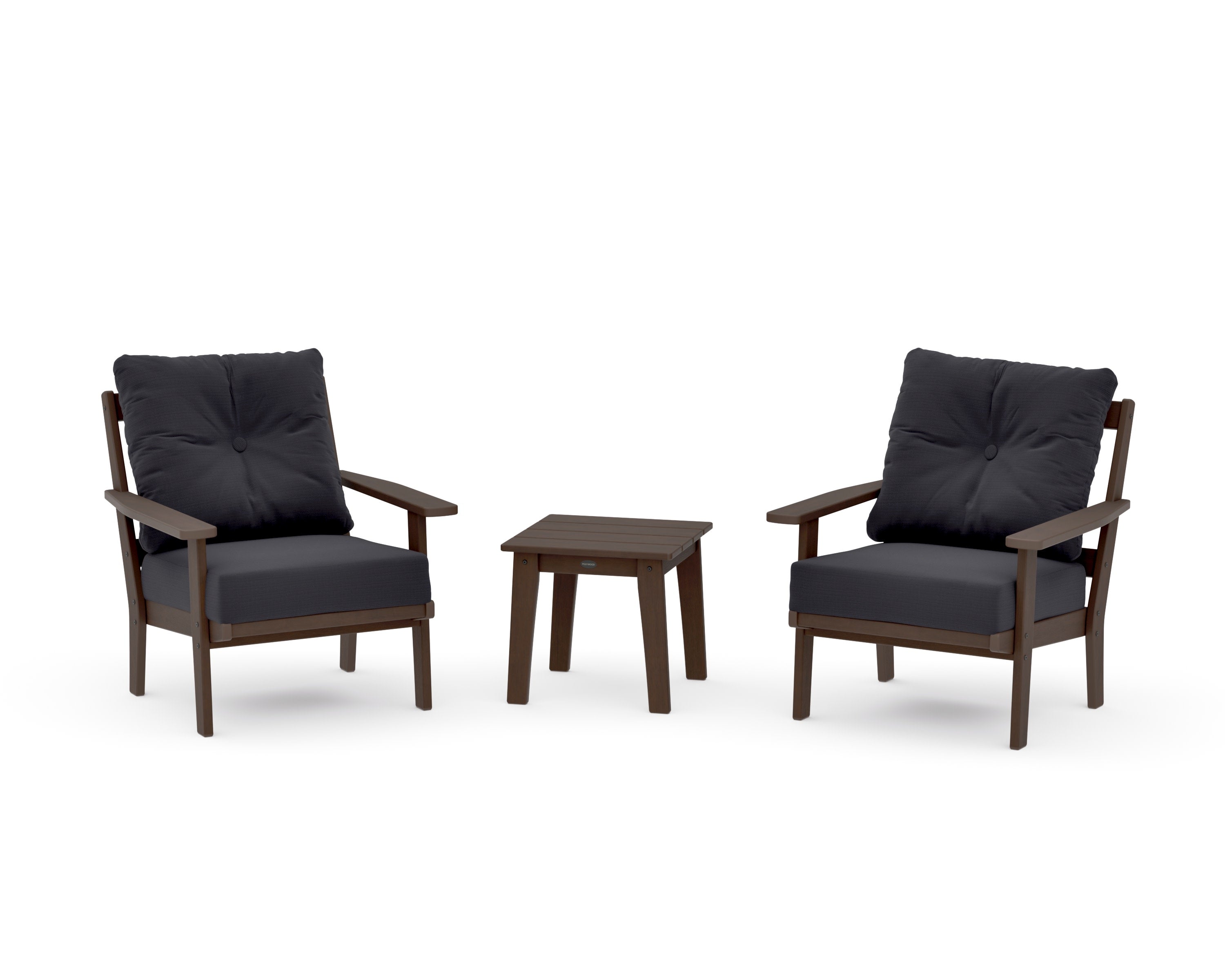 Oxford 3-Piece Deep Seating Set in Kona / Midnight Linen