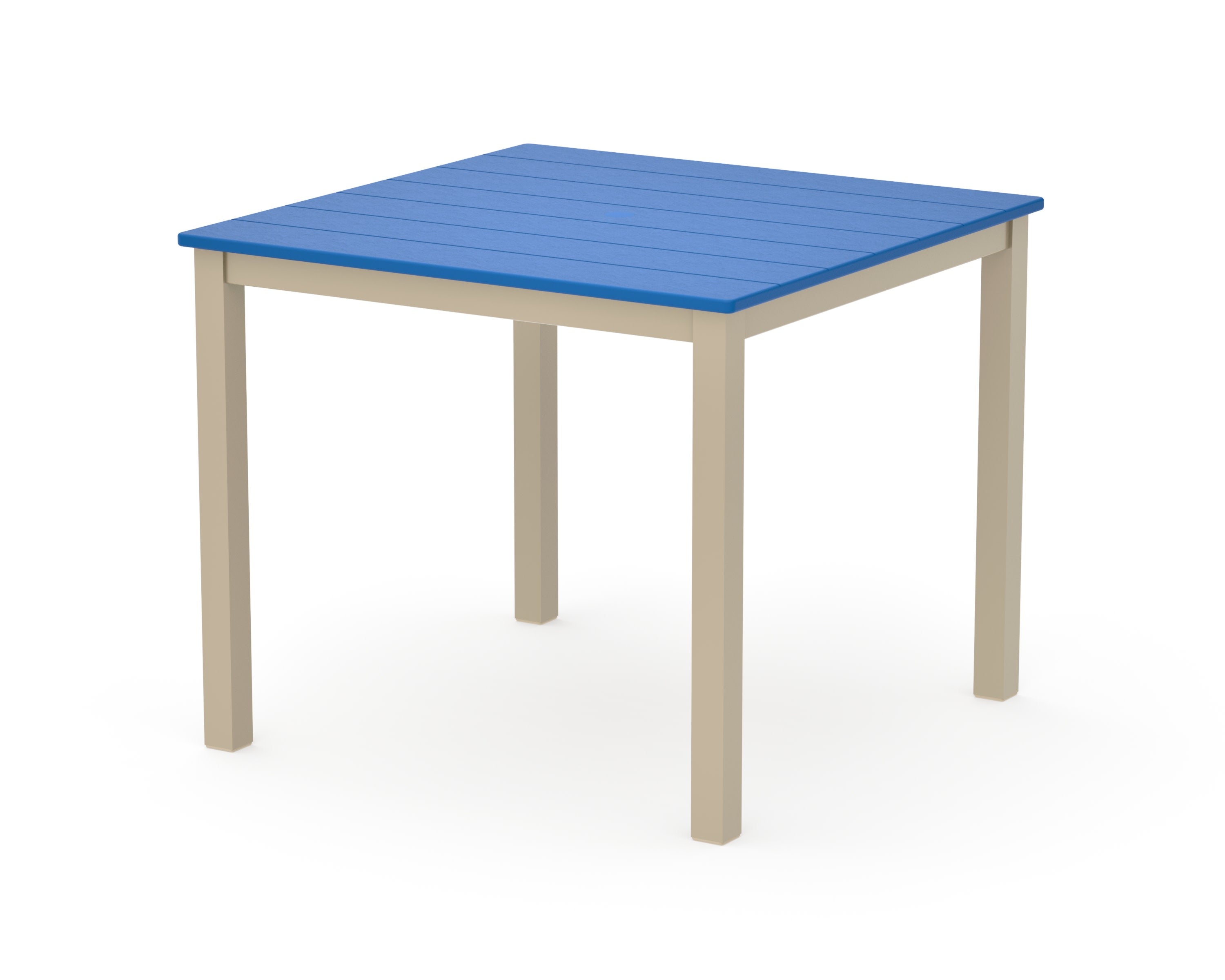 Main Street 36" x 36" Dining Table in Sand / Pacific Blue