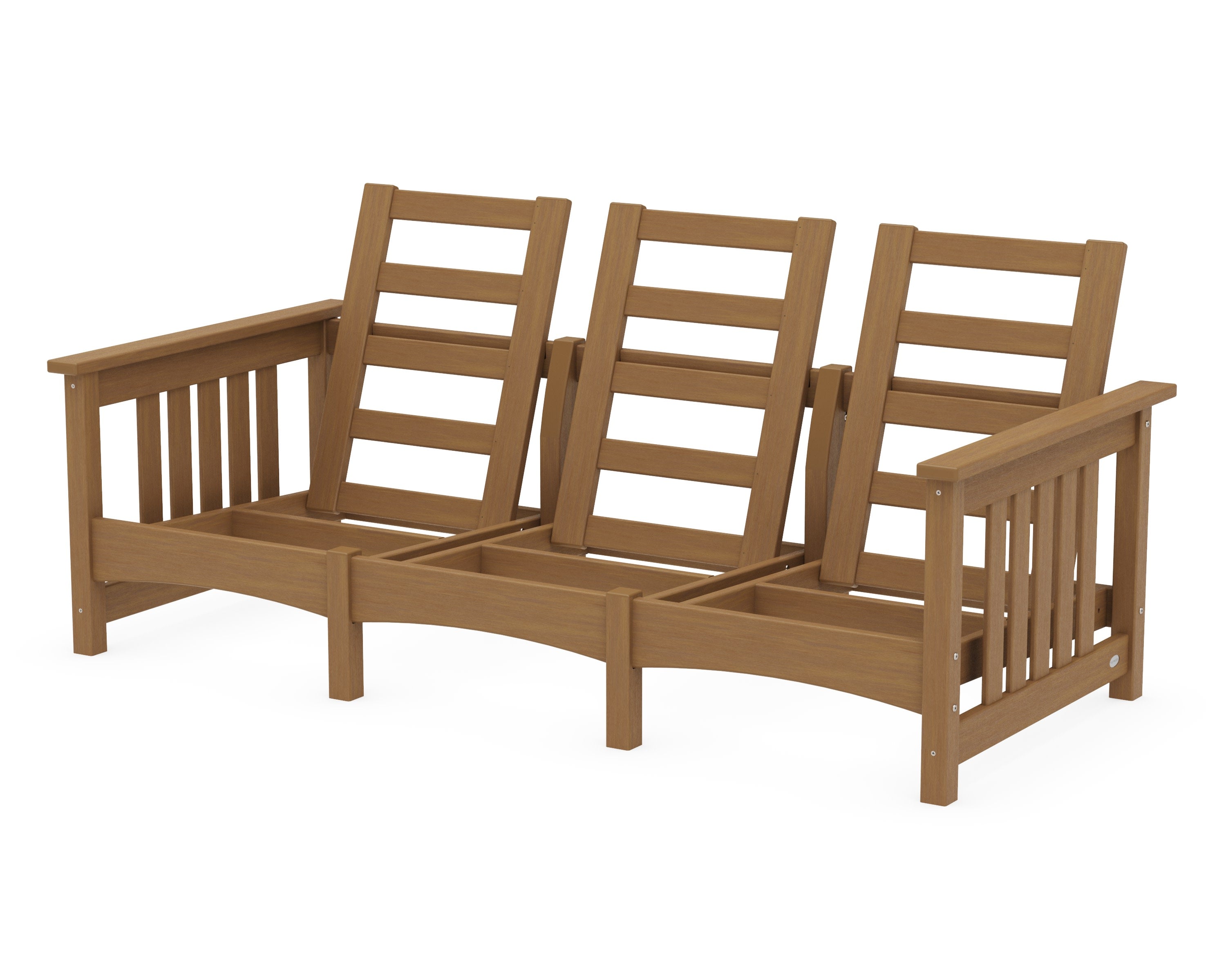 Club Mission Sofa Frame in Natural