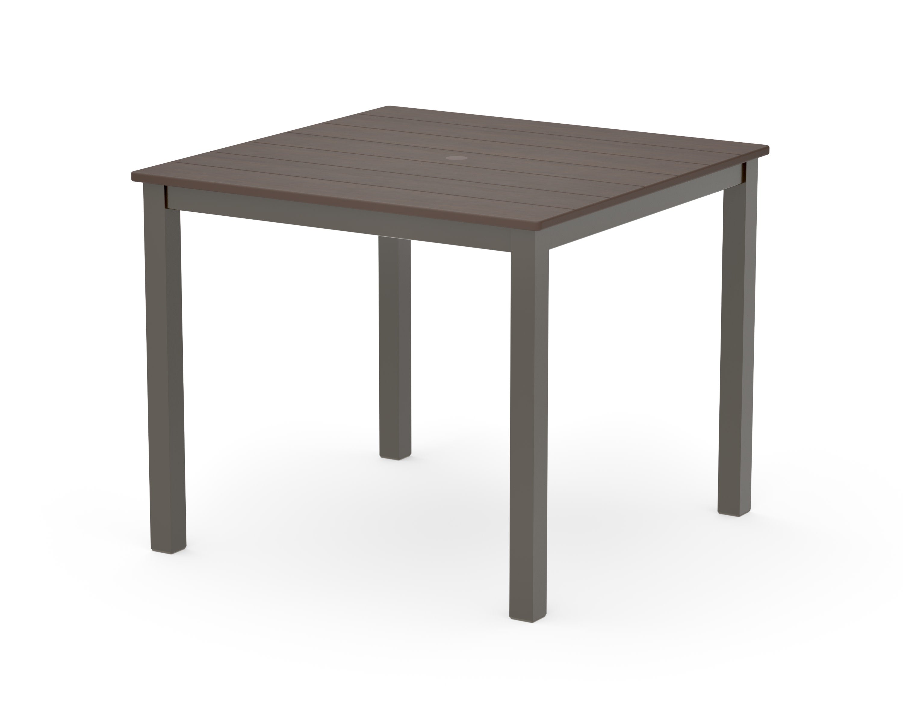 Main Street 36" x 36" Dining Table in Bronze / Kona