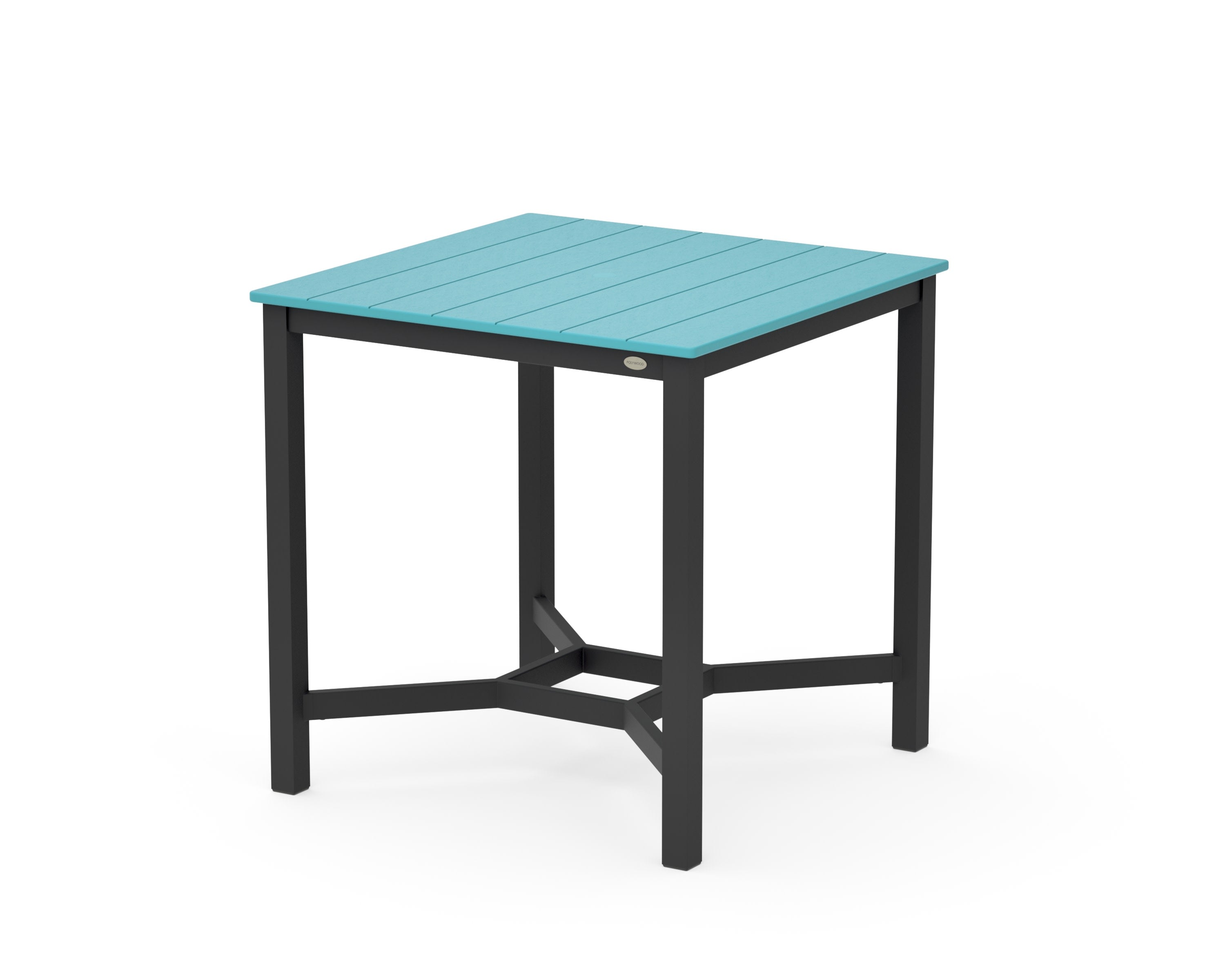 Main Street 36 x 36 Counter Table in Black / Aruba