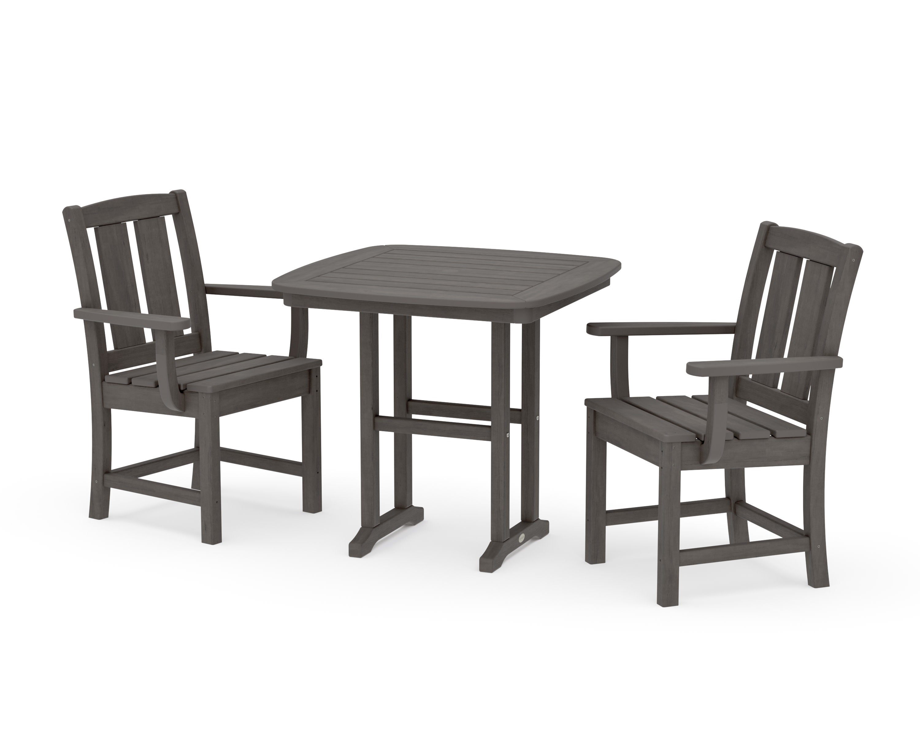 Mission 3-Piece Dining Set in Driftwood