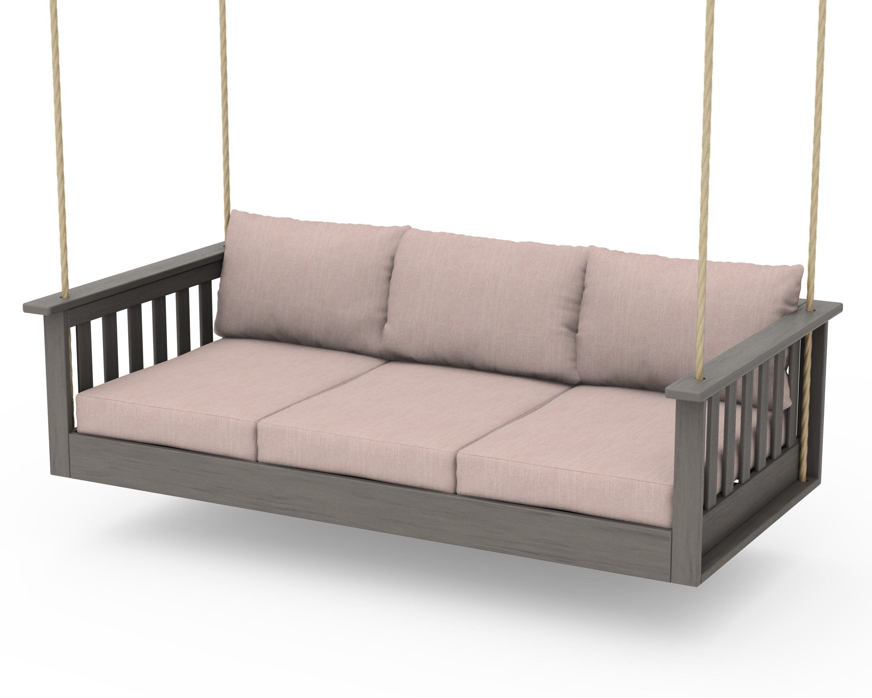 Vineyard Daybed Swing in Driftwood / Play Cameo