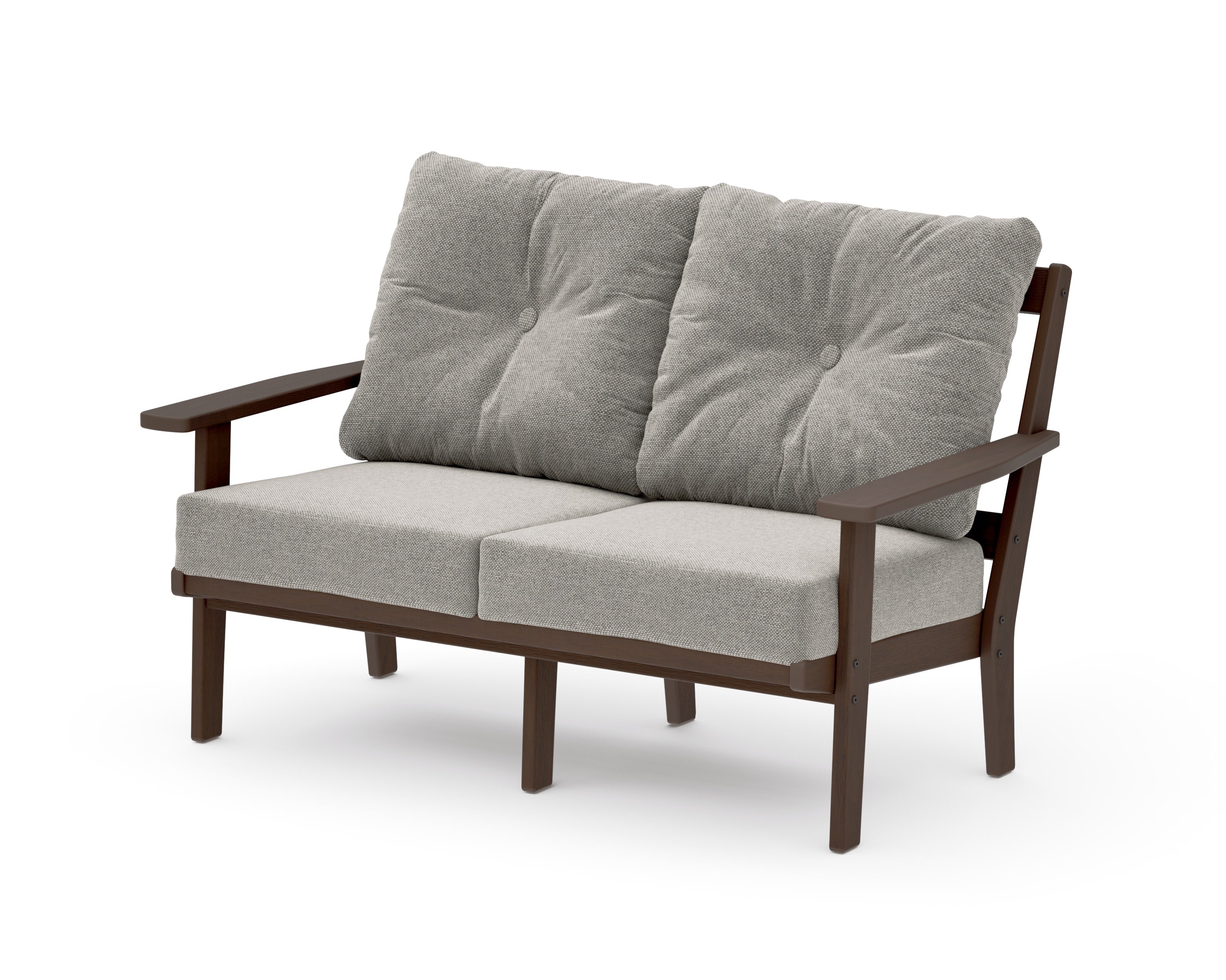 Oxford Deep SeatingLoveseat in Kona / Weathered Tweed