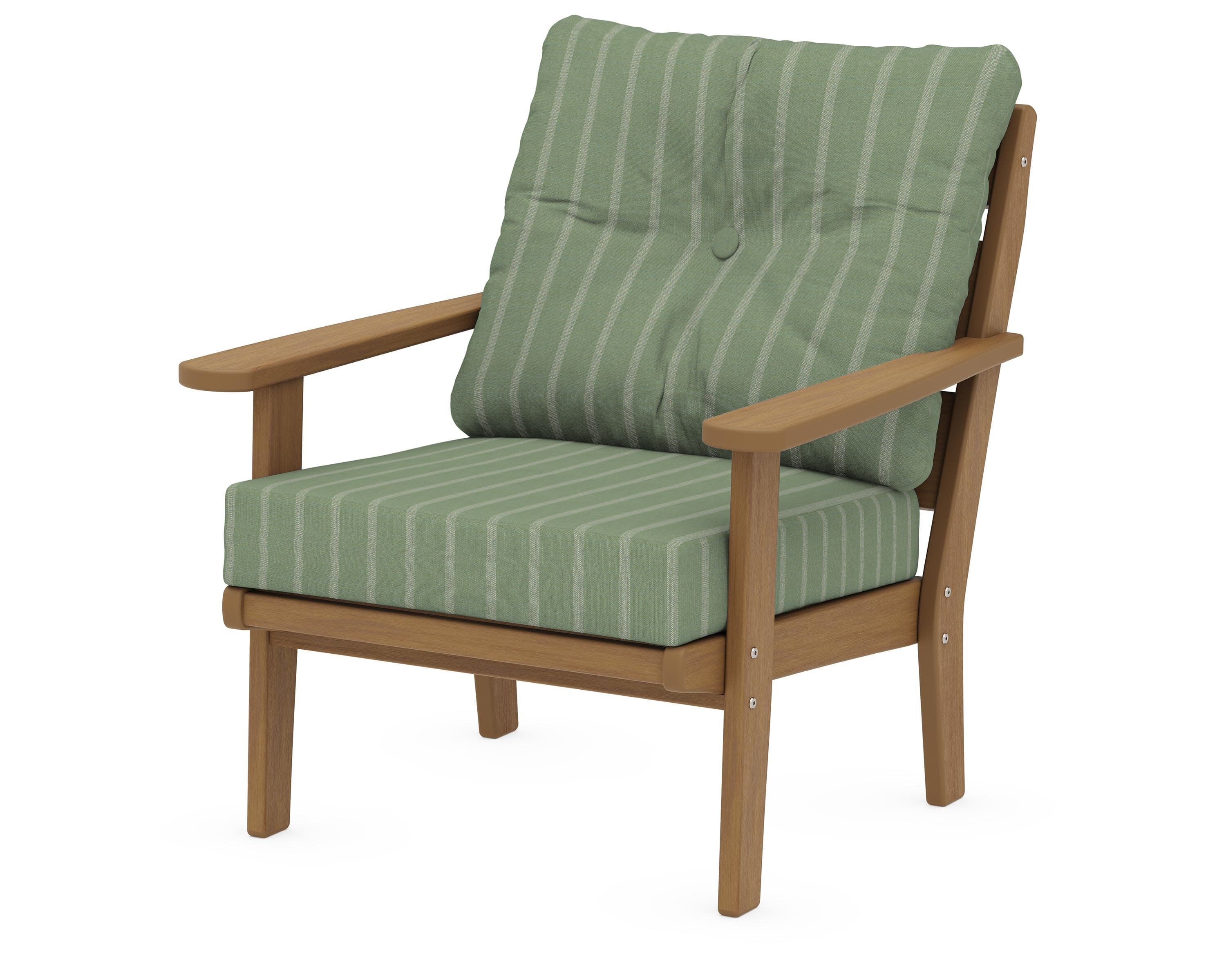 Lakeside Deep Seating Chair in Natural / Unwind Rainwashed