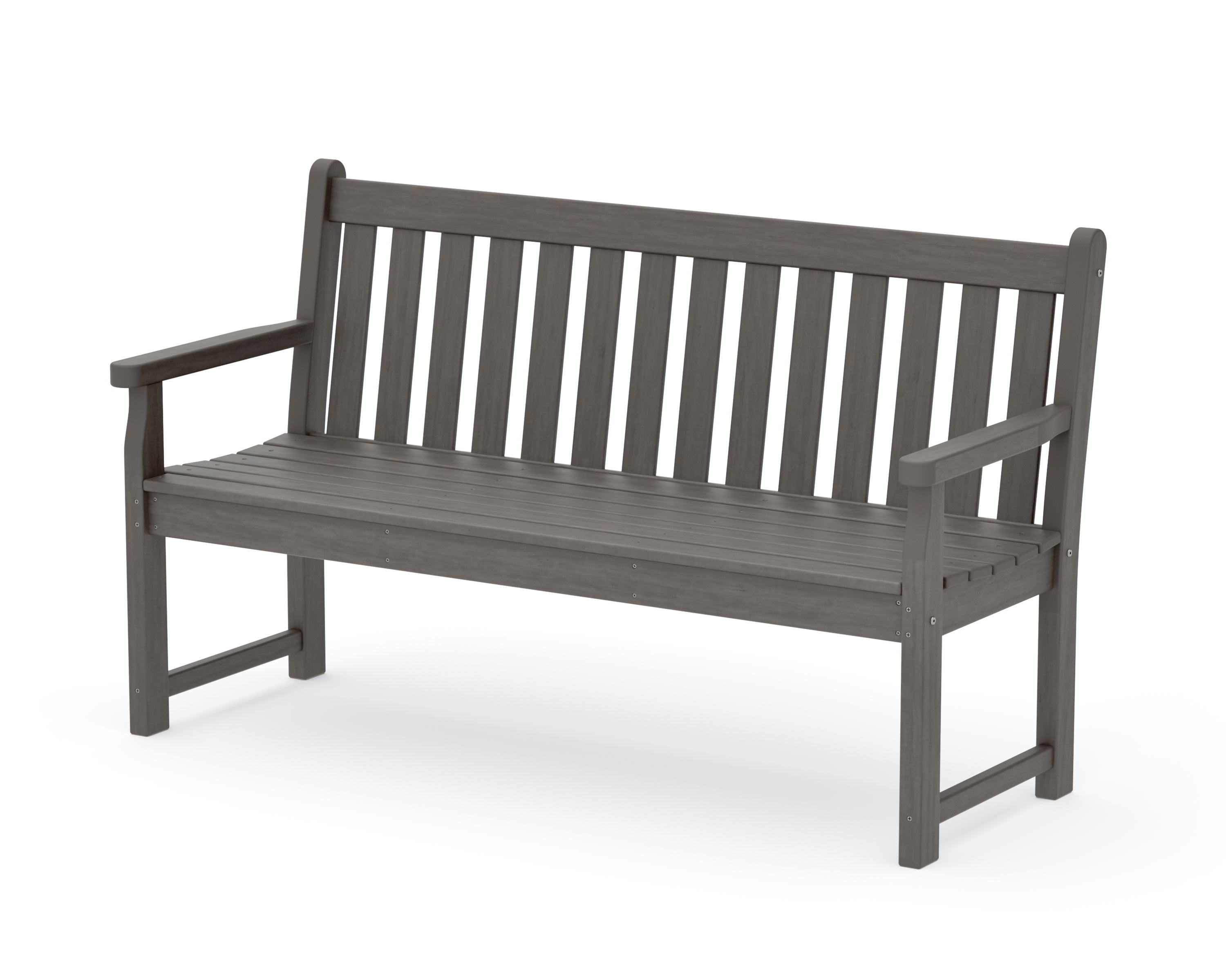 Traditional Garden 60" Bench in Driftwood