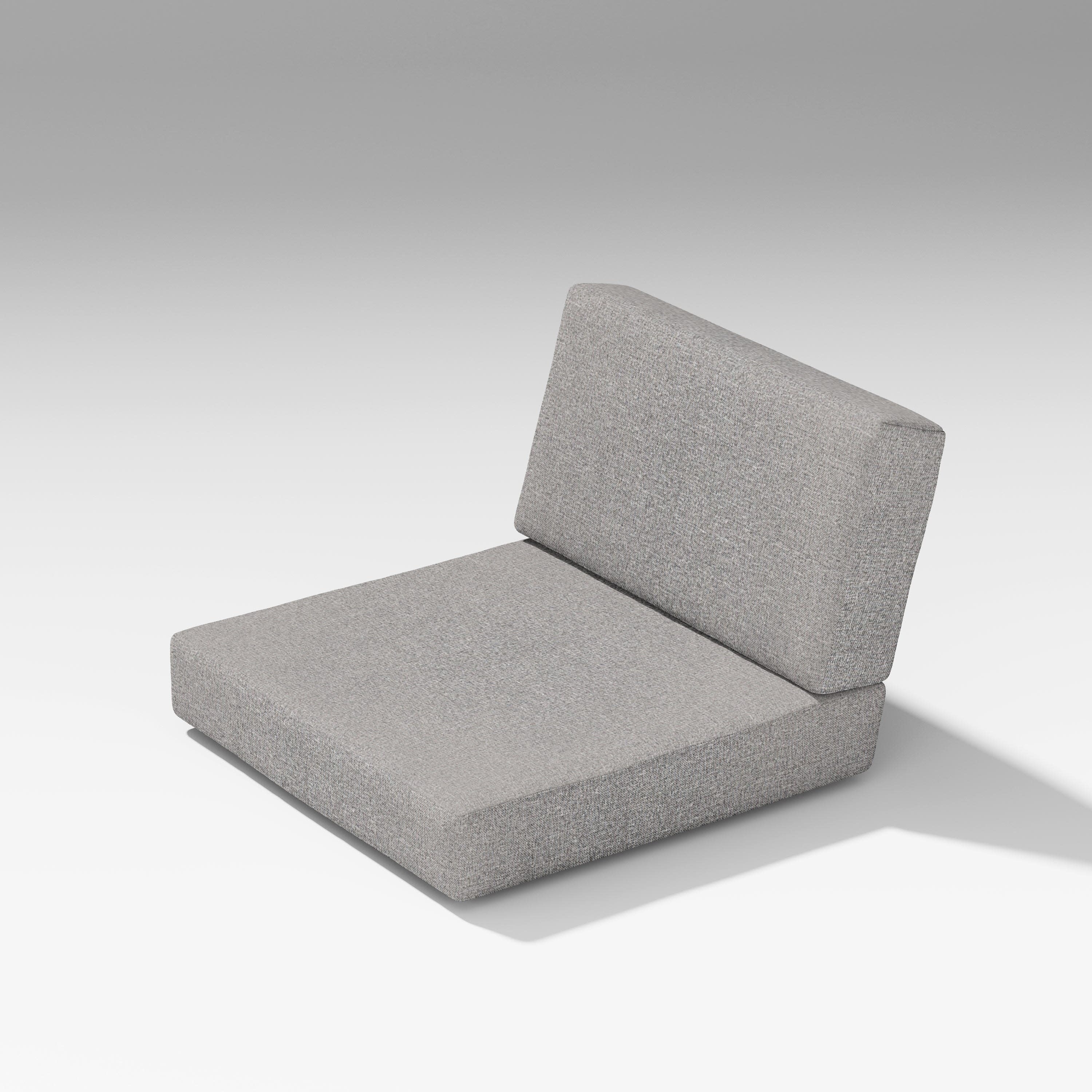 Latitude Modular Seat/Back Cushions in Grey Mist