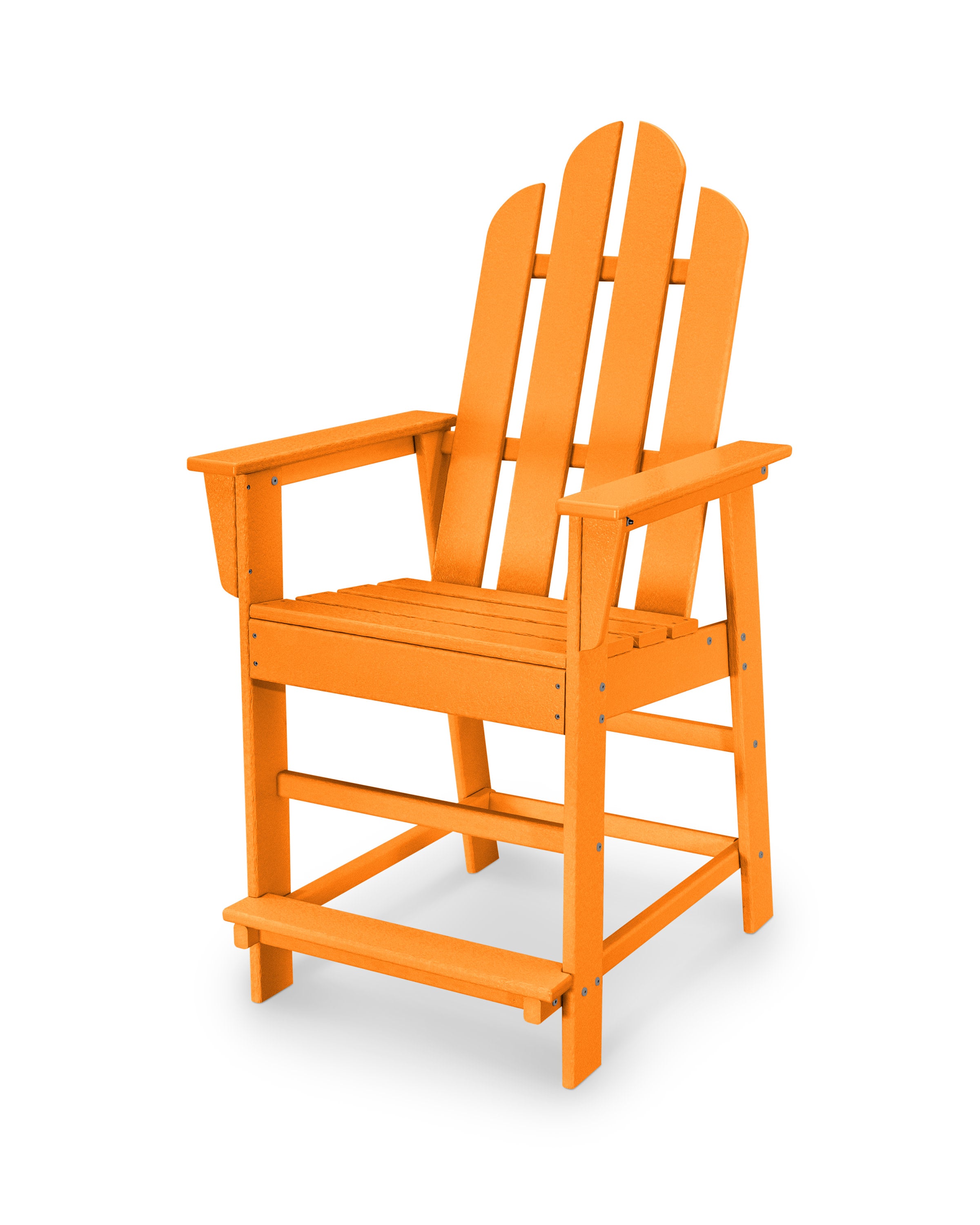 Long Island Counter Chair in Tangerine