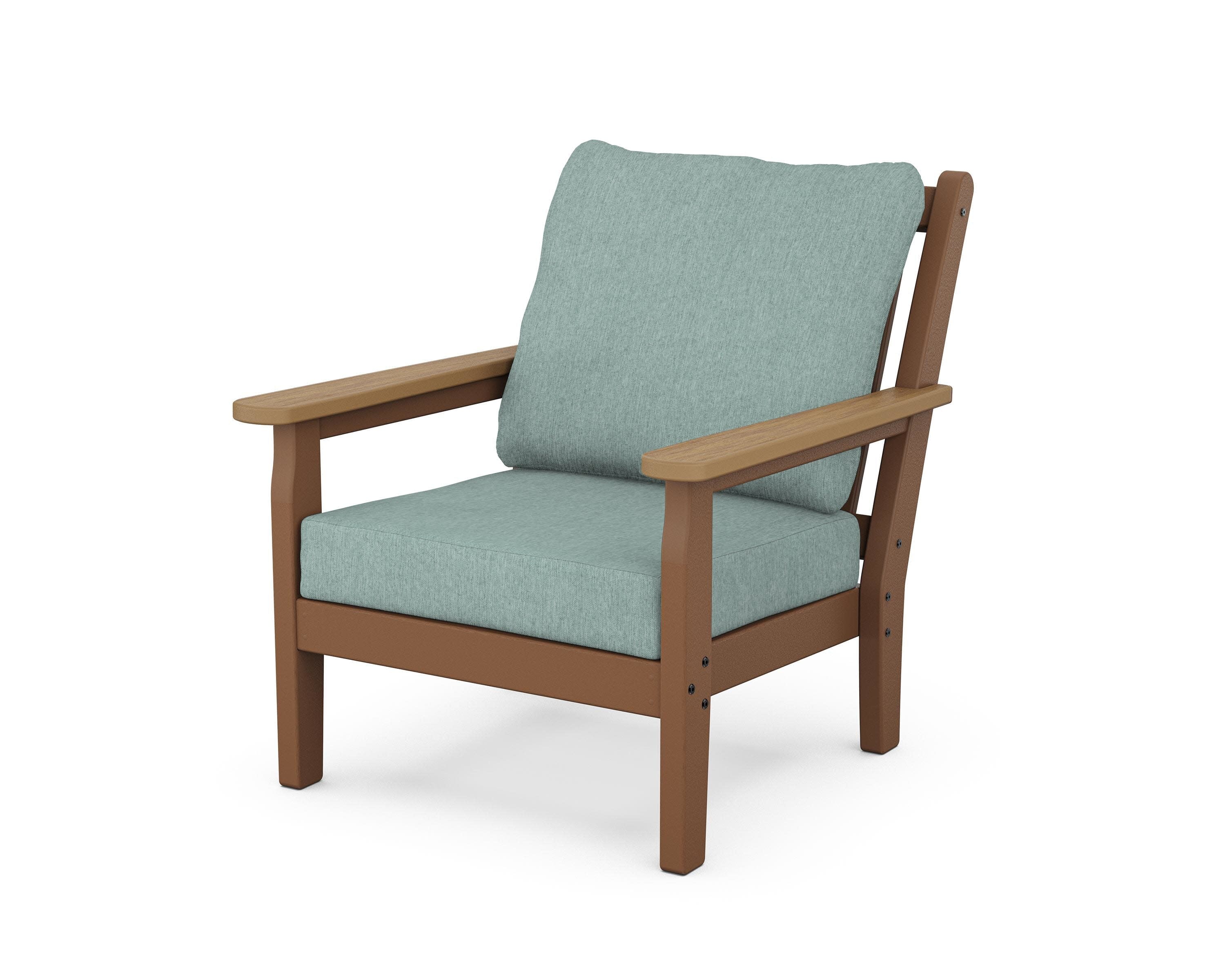 Chippendale Deep Seating Chair in Teak / Natural / Glacier Spa