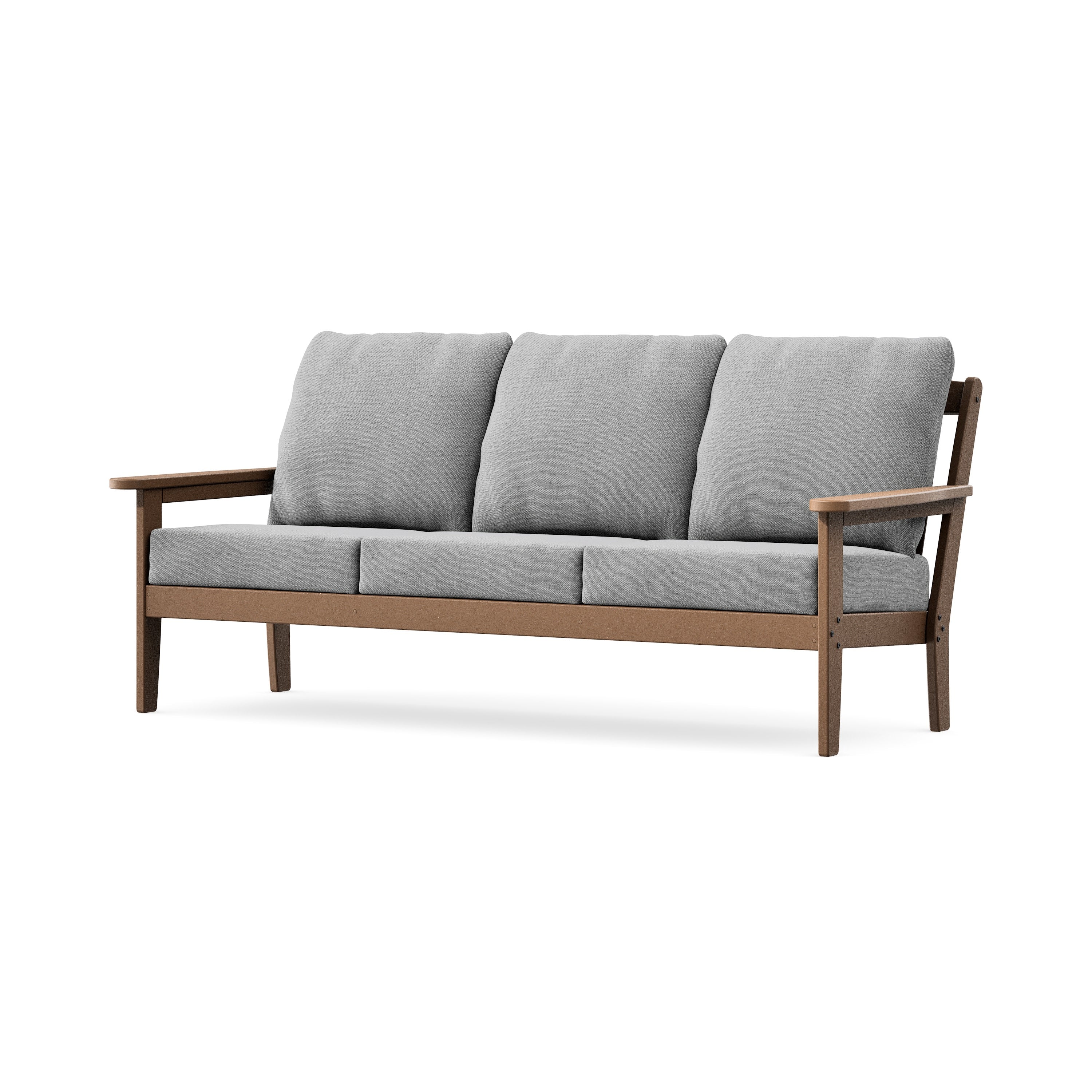Cottage Deep Seating Sofa in Teak / Grey Mist