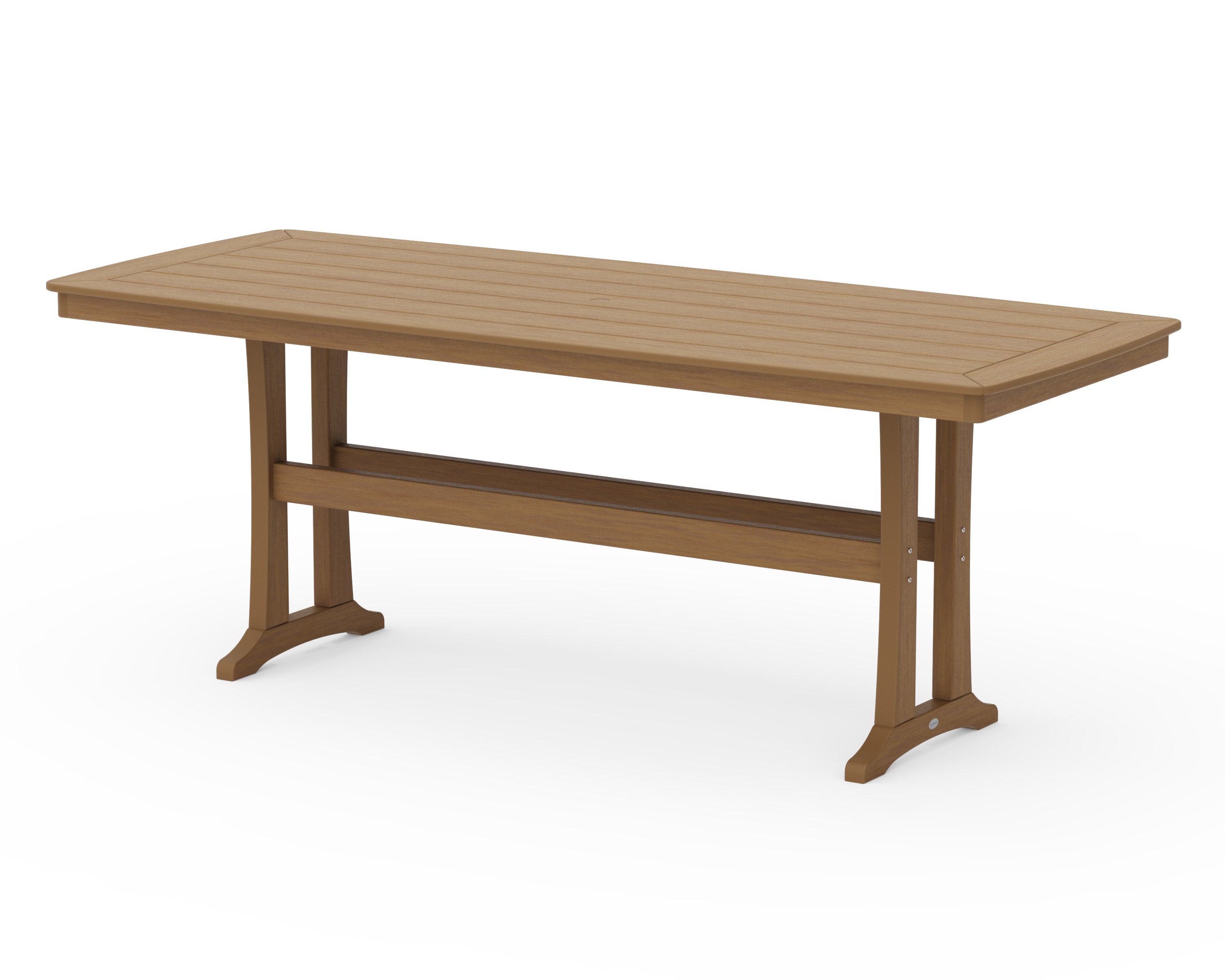 Nautical Trestle 39" x 97" Counter Table in Natural