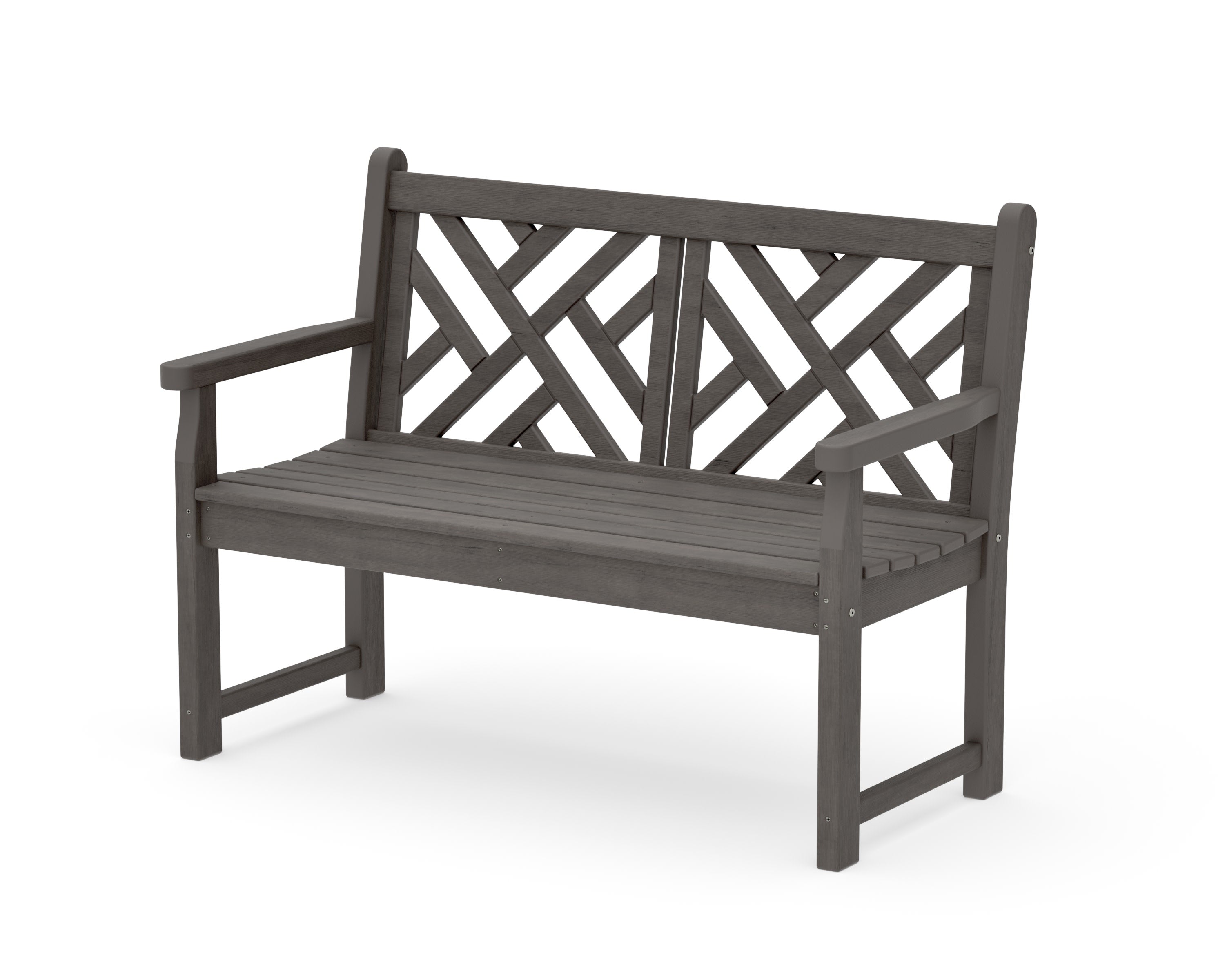 Chippendale 48" Bench in Driftwood