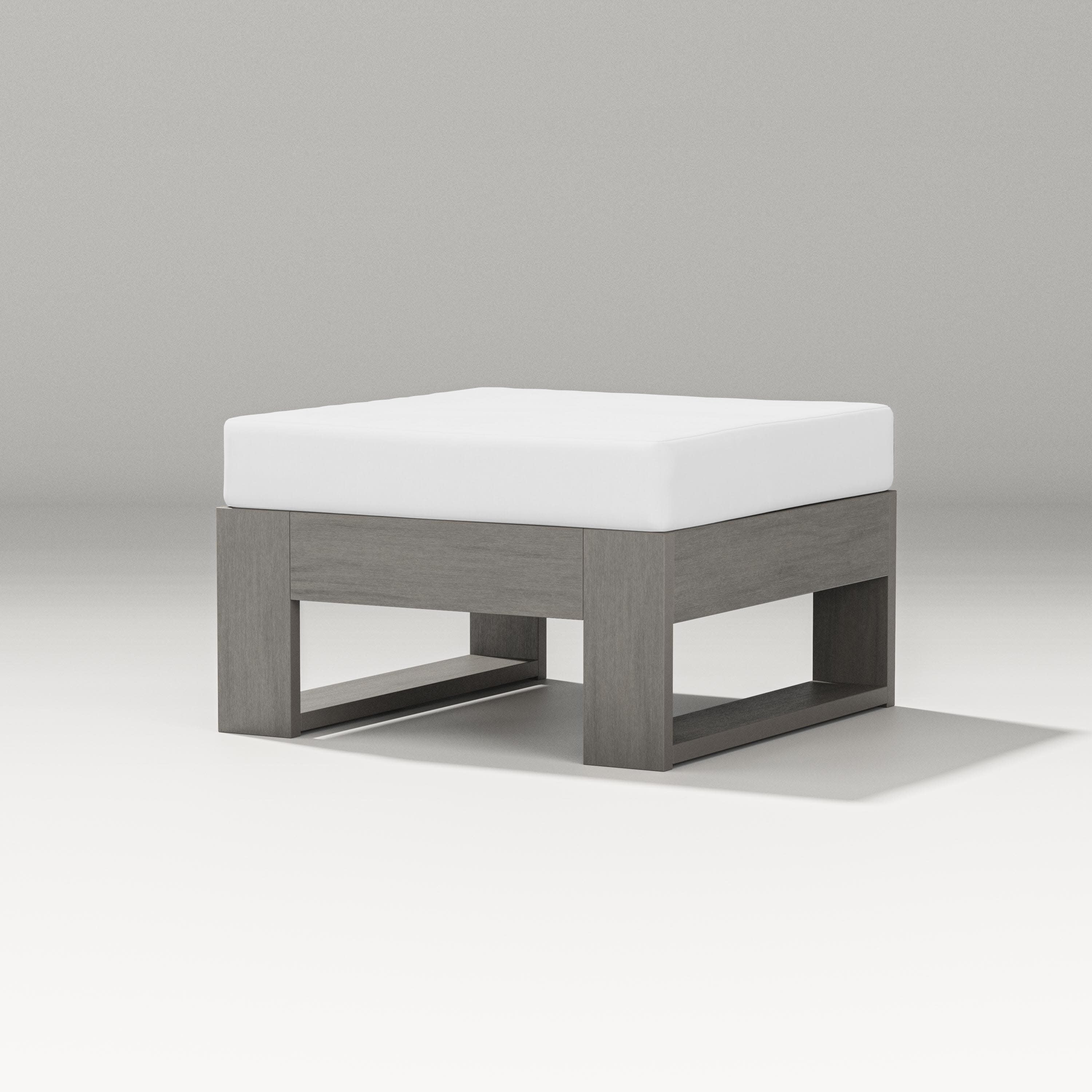 Latitude Lounge Ottoman in Driftwood / Natural