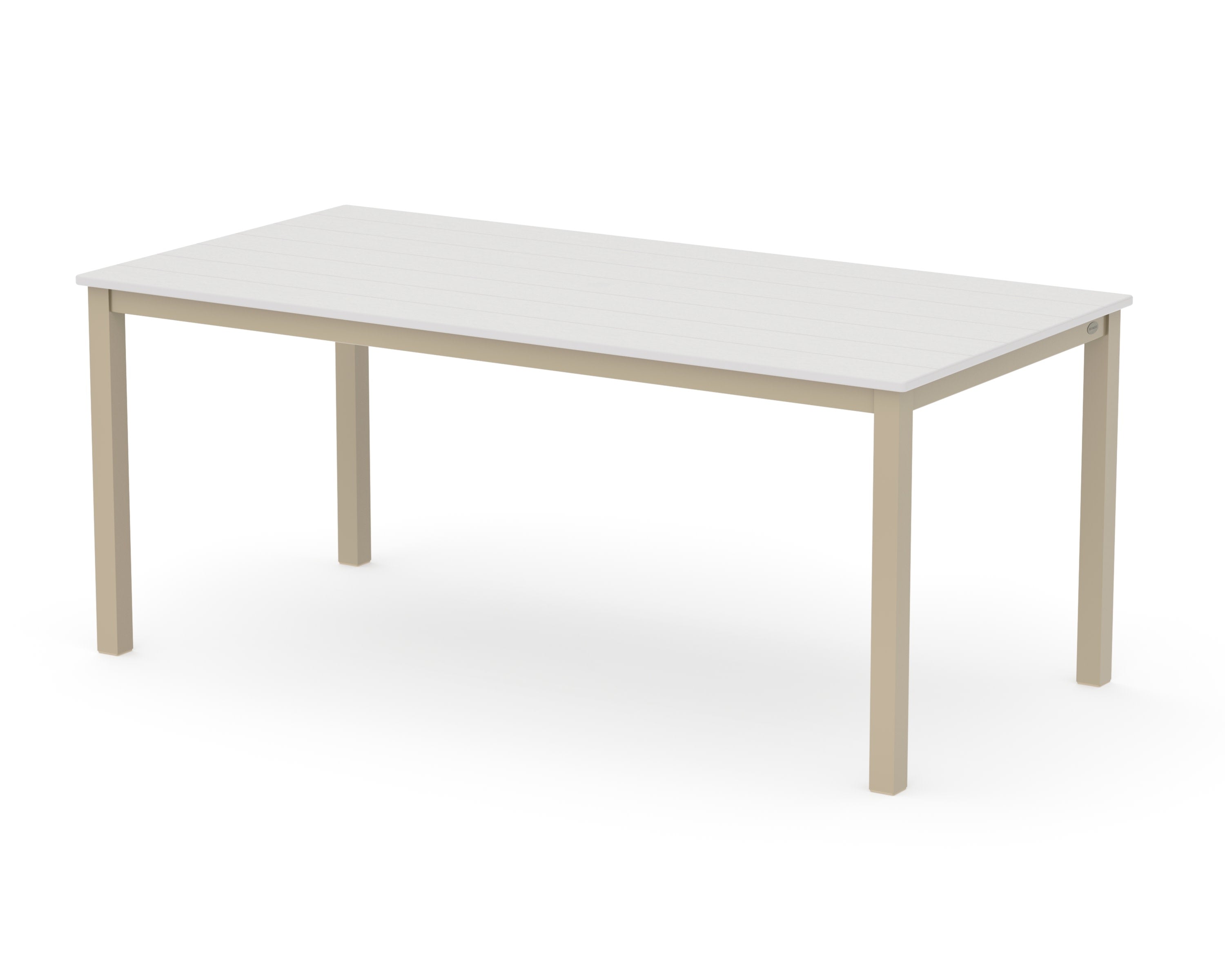 Main Street 36" x 72" Dining Table in Sand / Vintage White
