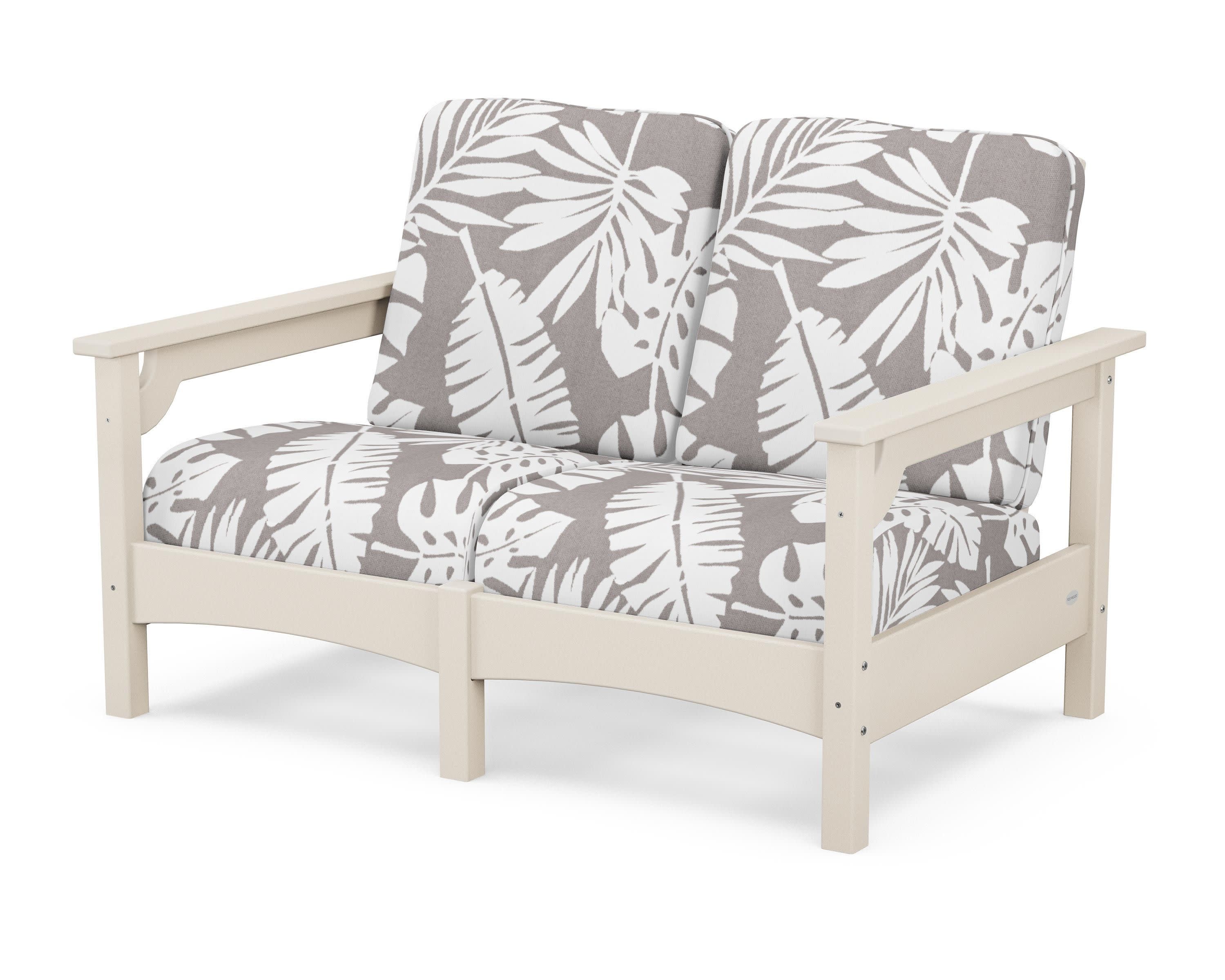 Club Loveseat in Sand / Leaf Grey Mist